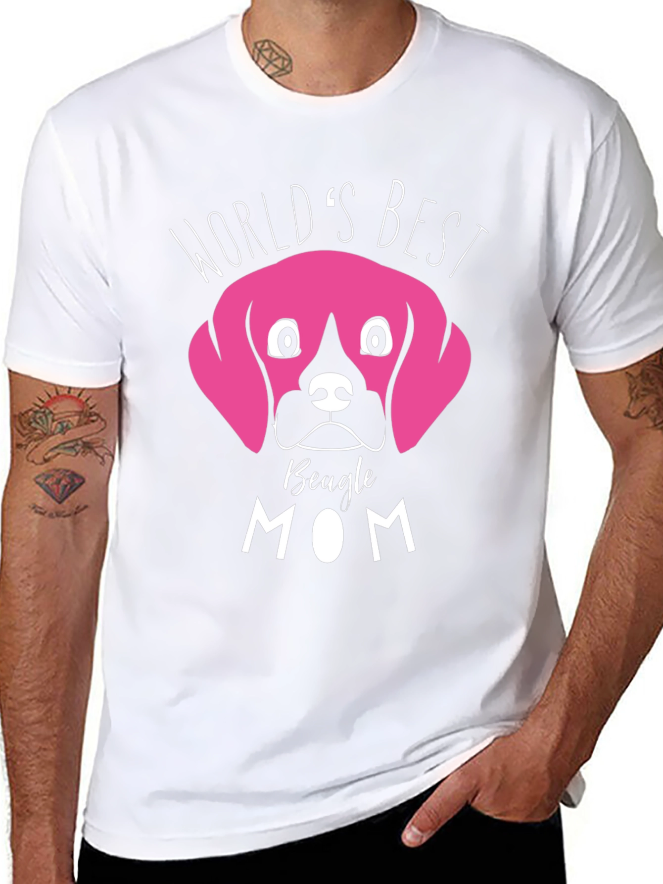 Worlds Best Beagle Mom T-Shirt