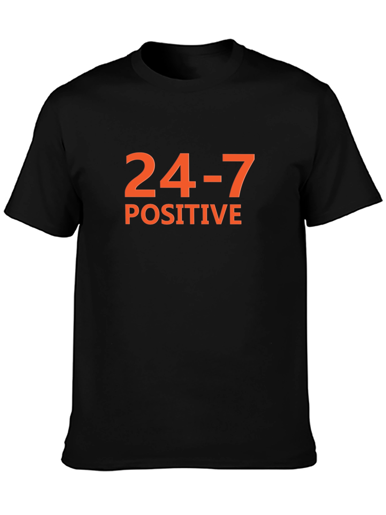 24-7 Positive Graphic Tee - Black Short Sleeve