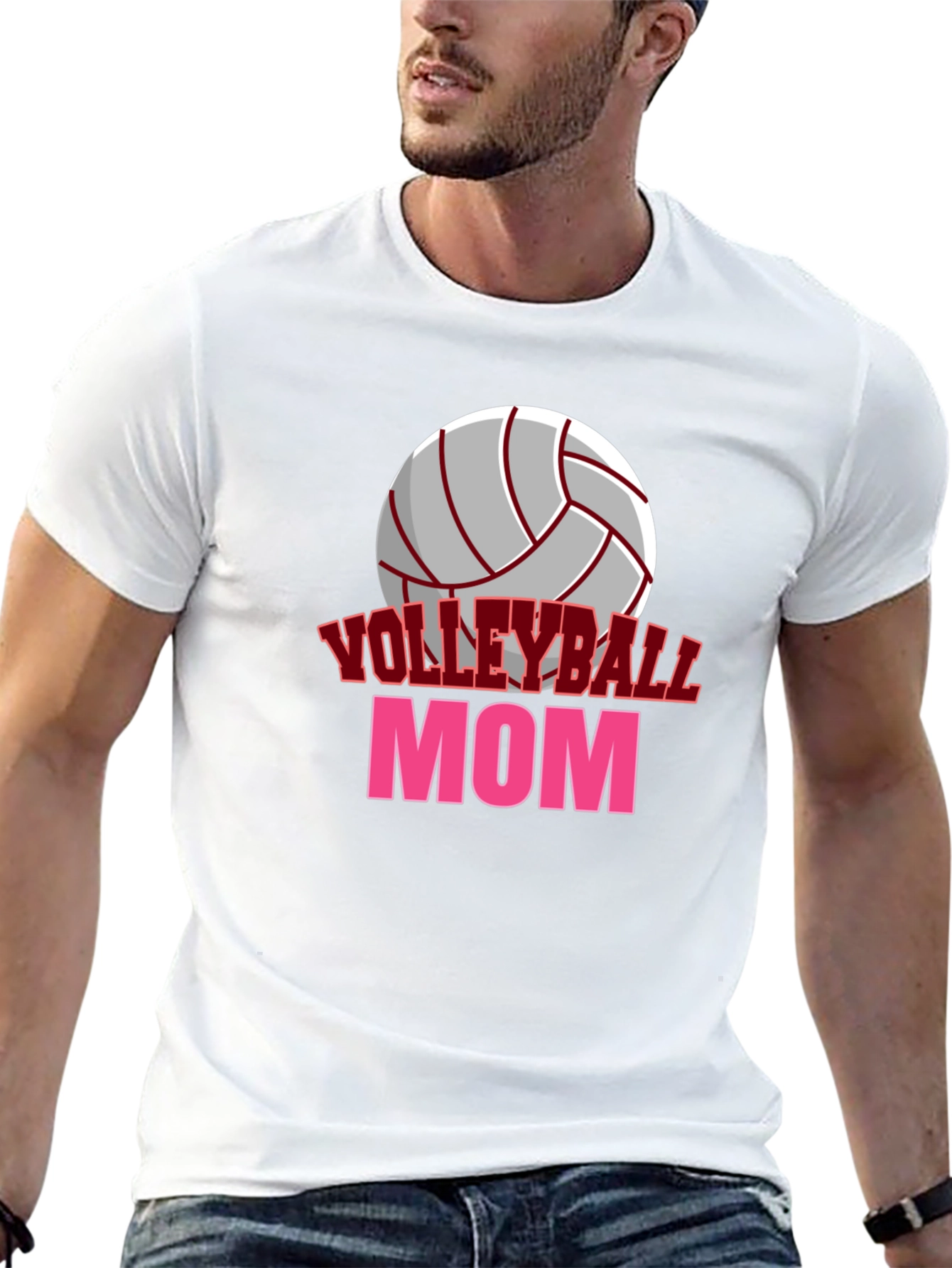 Volleyball Mom Graphic T-Shirt
