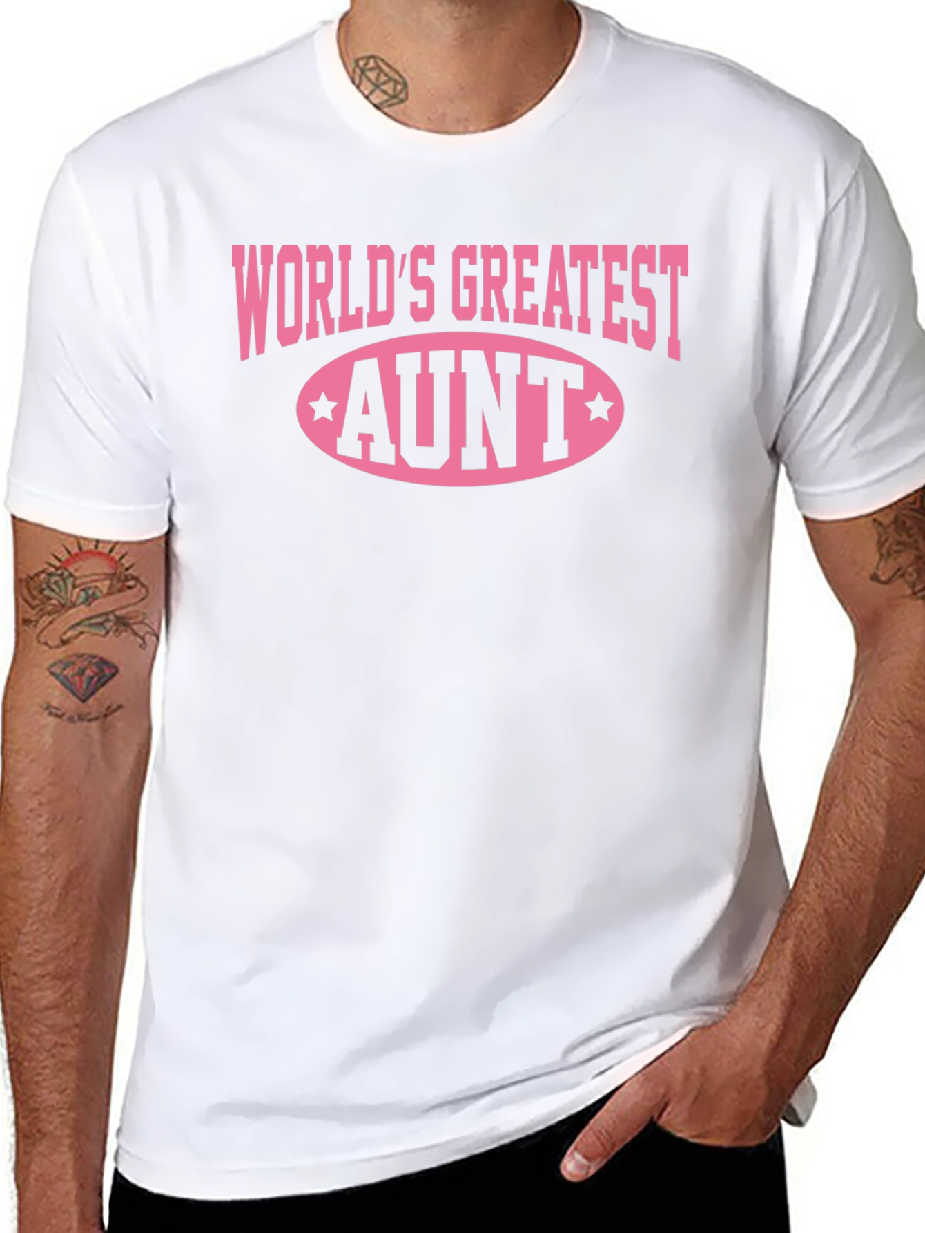 Worlds Greatest Aunt T-Shirt - Cute & Fun