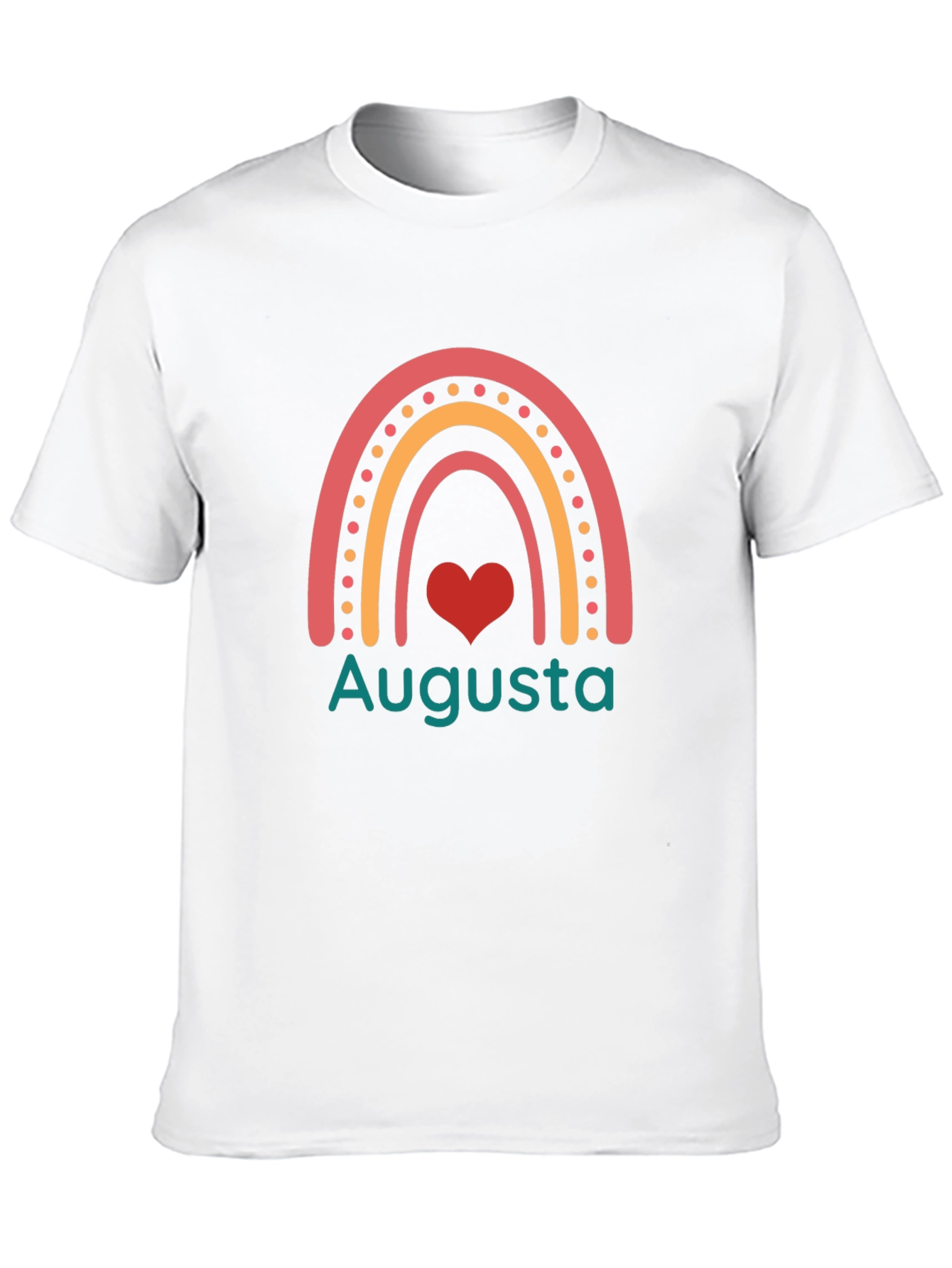 Augusta Rainbow Heart T-Shirt