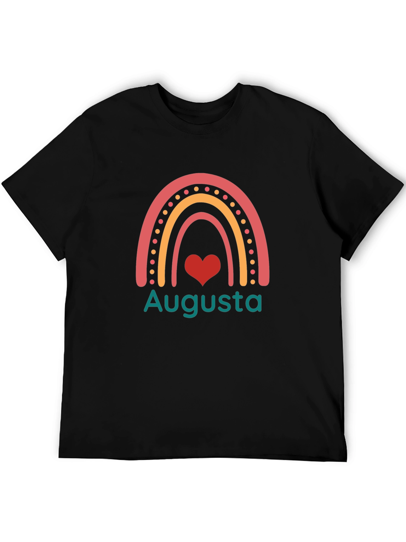 Augusta Rainbow Heart T-Shirt