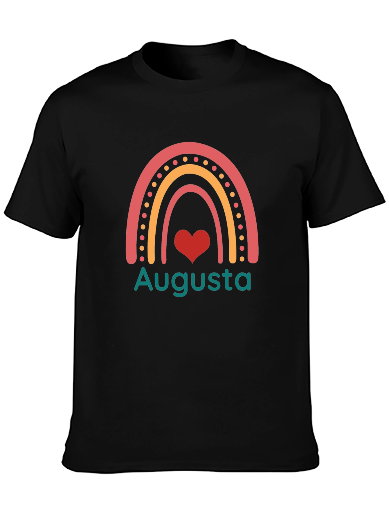 Augusta Rainbow Heart T-Shirt