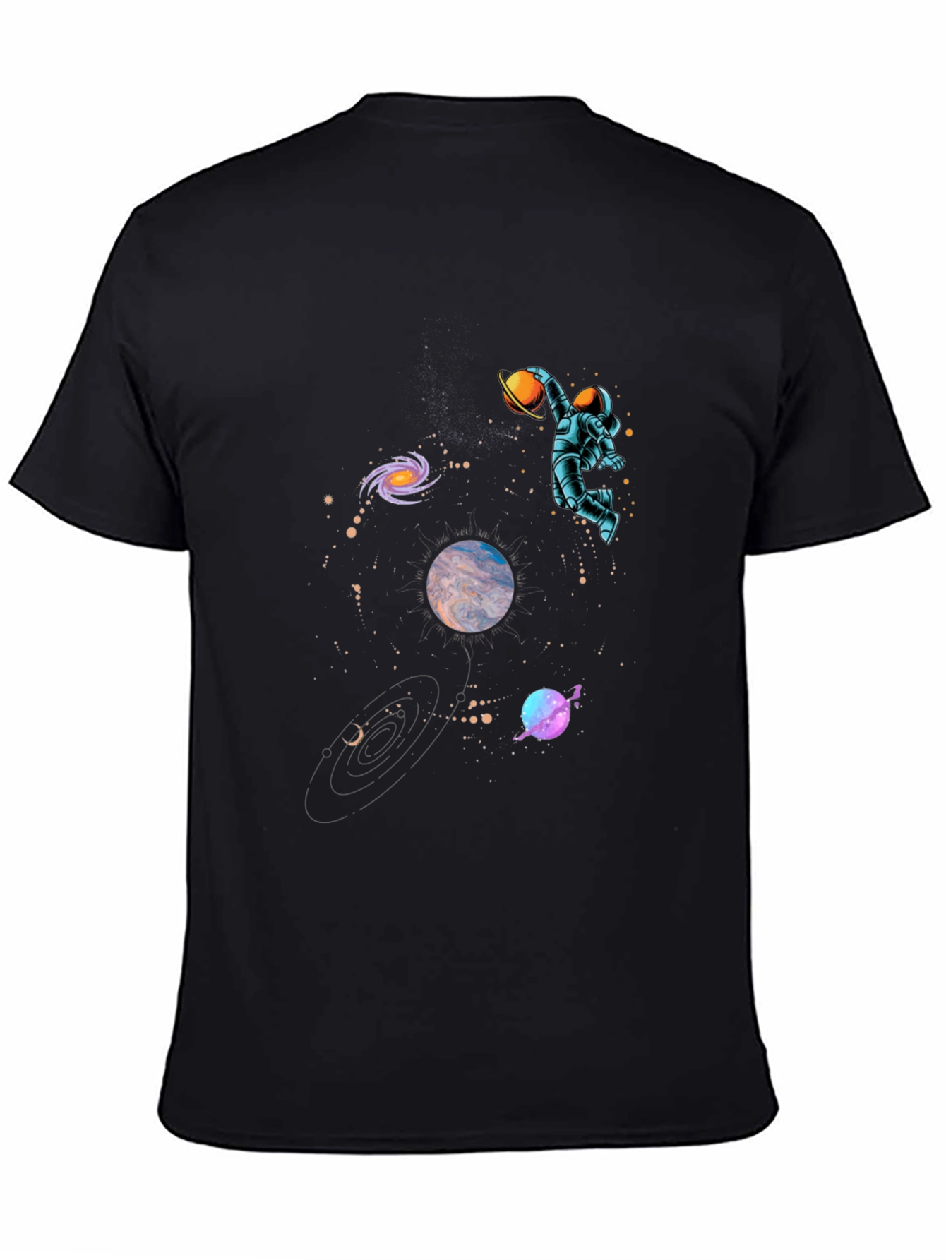 Astronaut Galaxy T-Shirt - Cosmic Dunk!