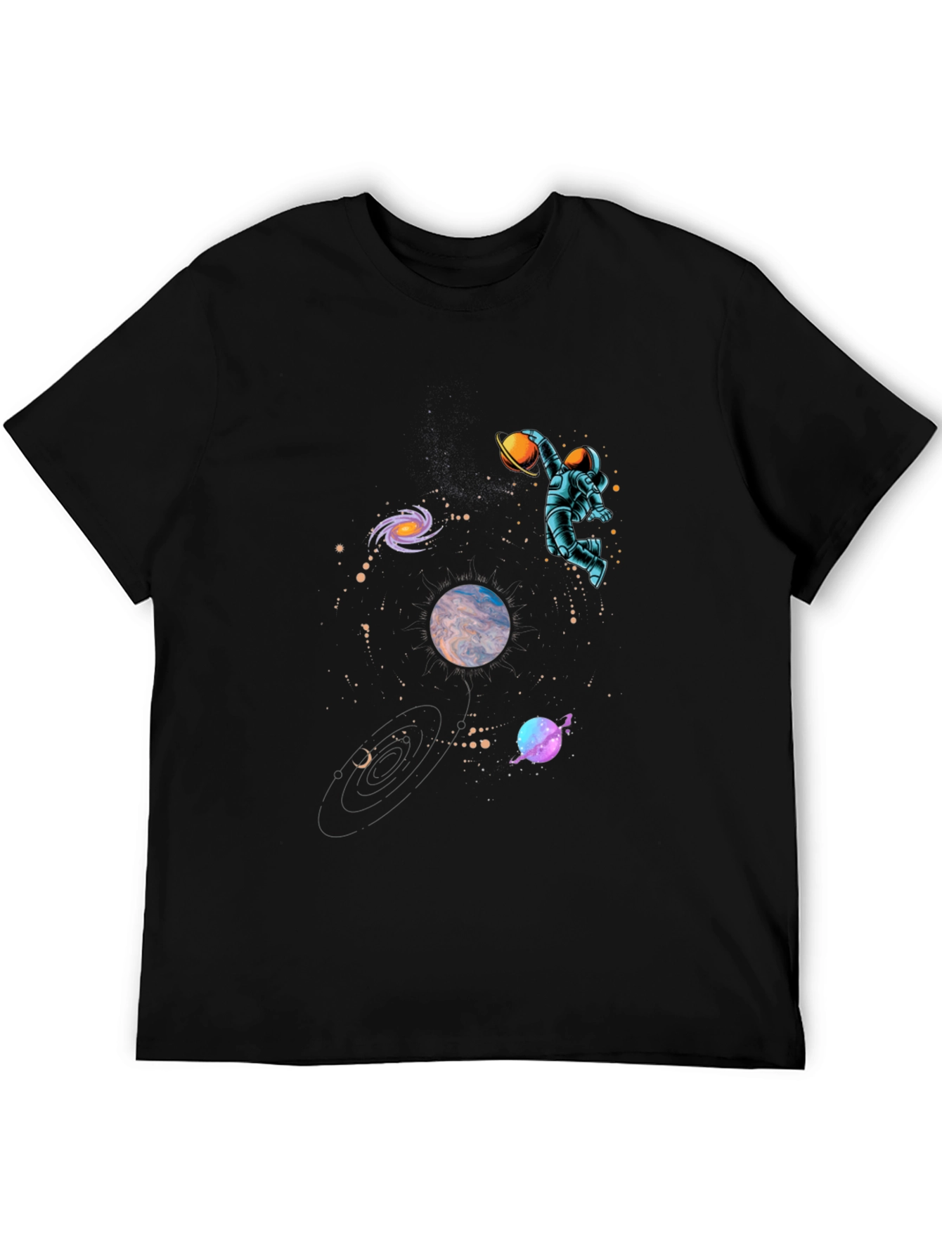 Astronaut Galaxy T-Shirt - Cosmic Dunk!