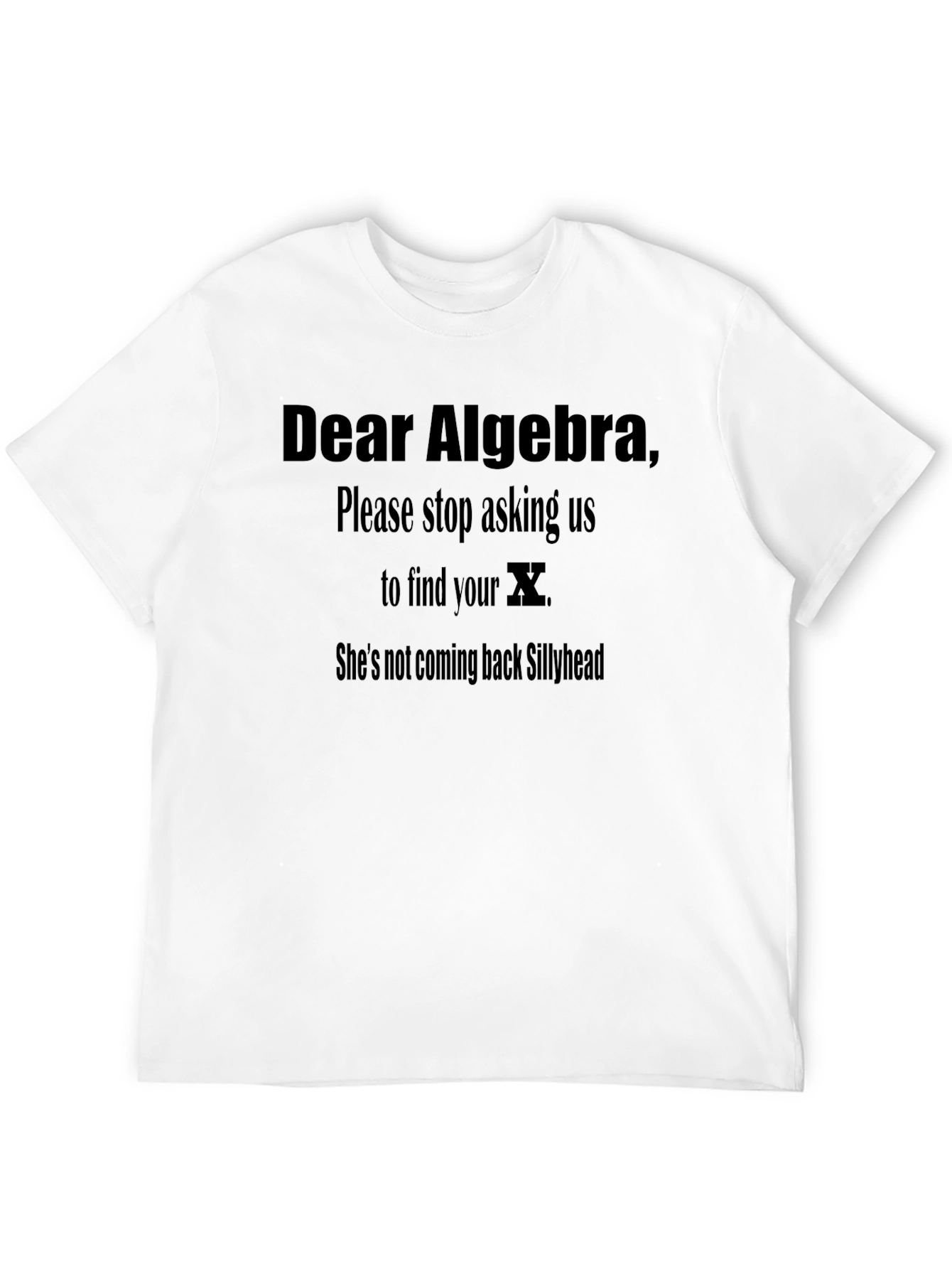 Algebra X Funny Graphic T-Shirt