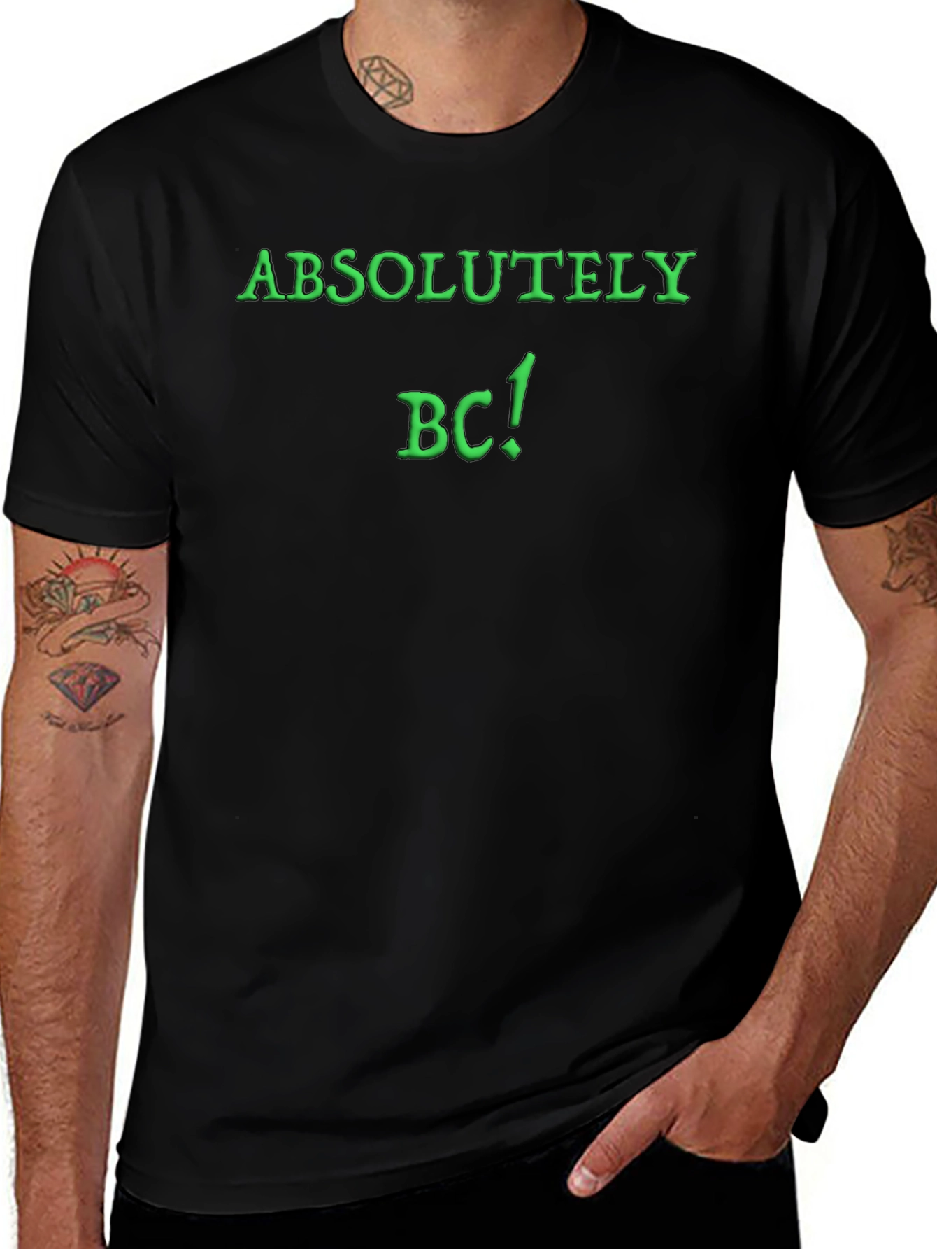 Absolutely BC! Novelty Graphic T-Shirt