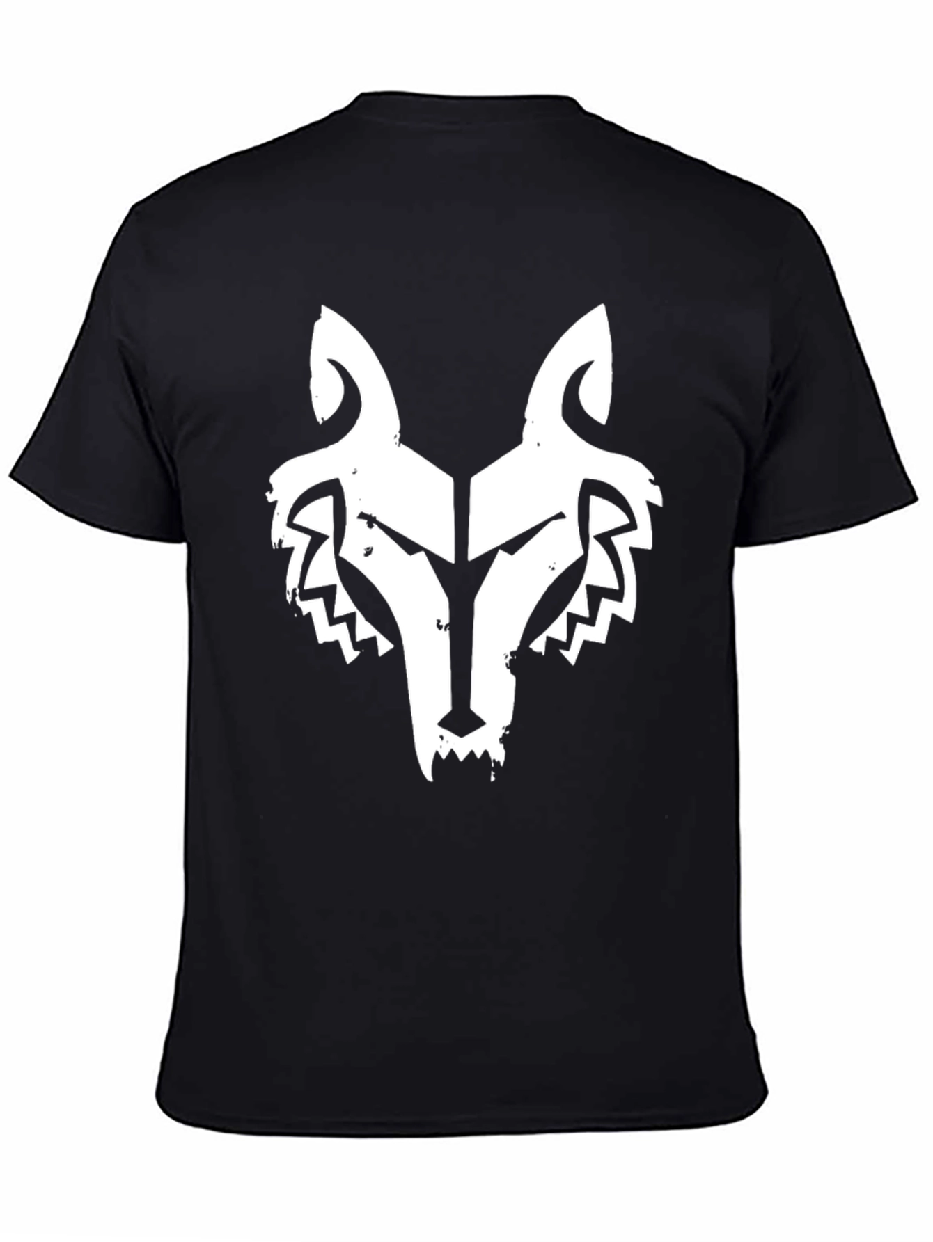 Wolf Graphic Black T-Shirt - Trendy Streetwear