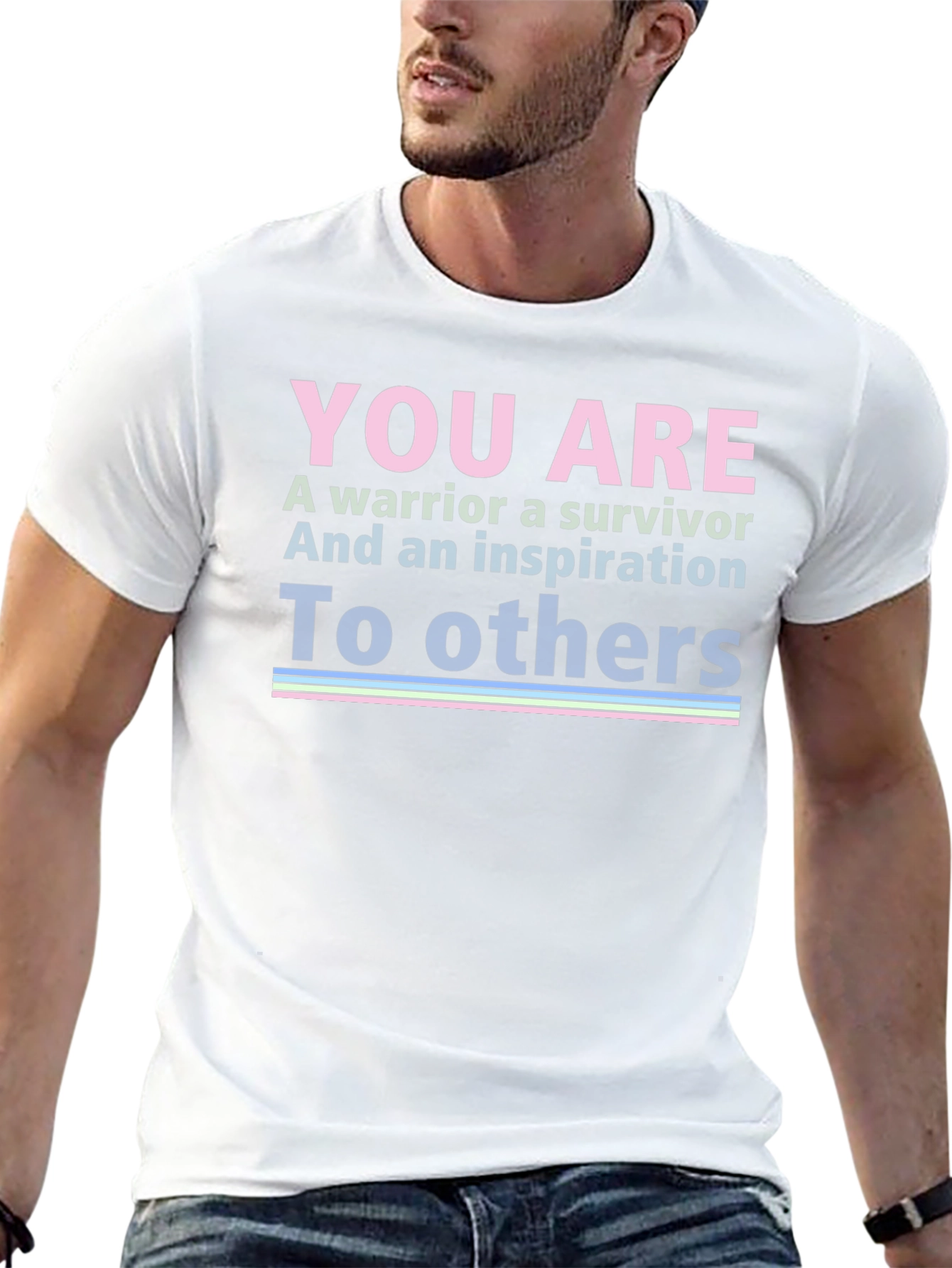 Warrior Survivor Inspiration Graphic T-Shirt