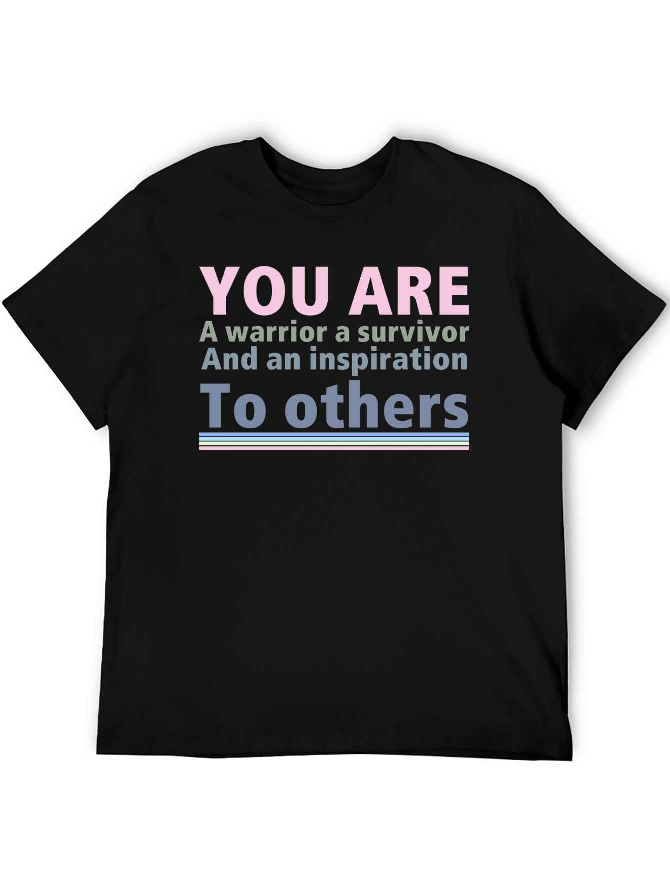 Warrior Survivor Inspiration Graphic T-Shirt