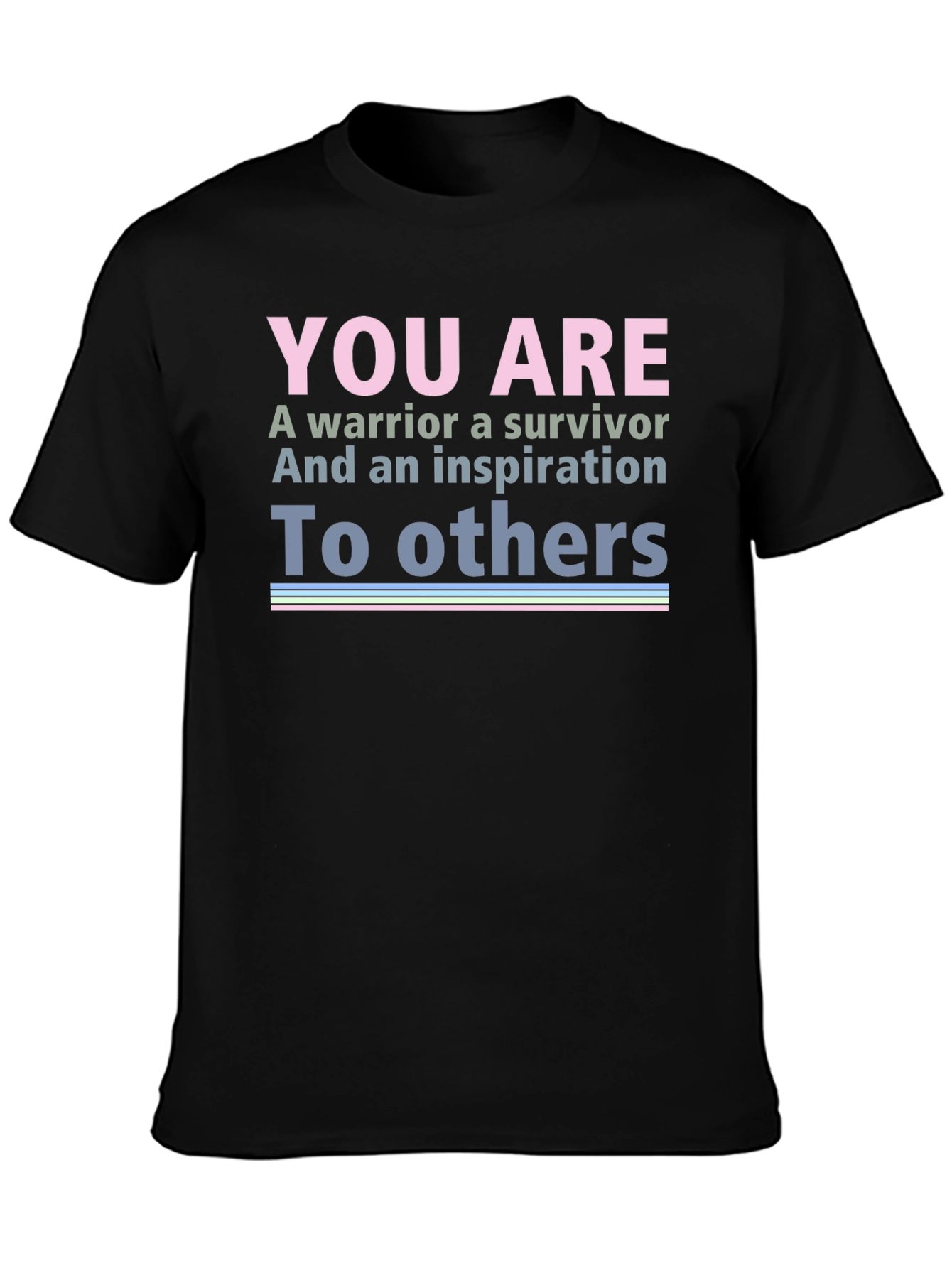 Warrior Survivor Inspiration Graphic T-Shirt