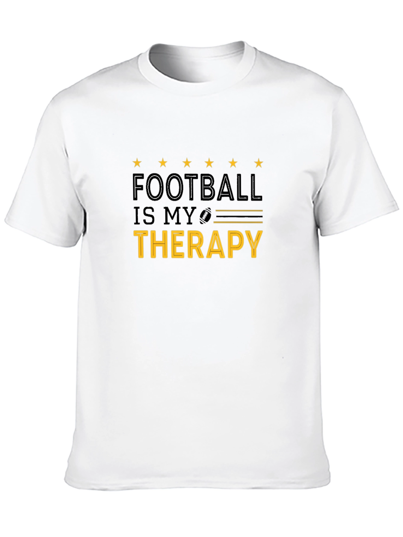 Football Is My Therapy Graphic T-Shirt