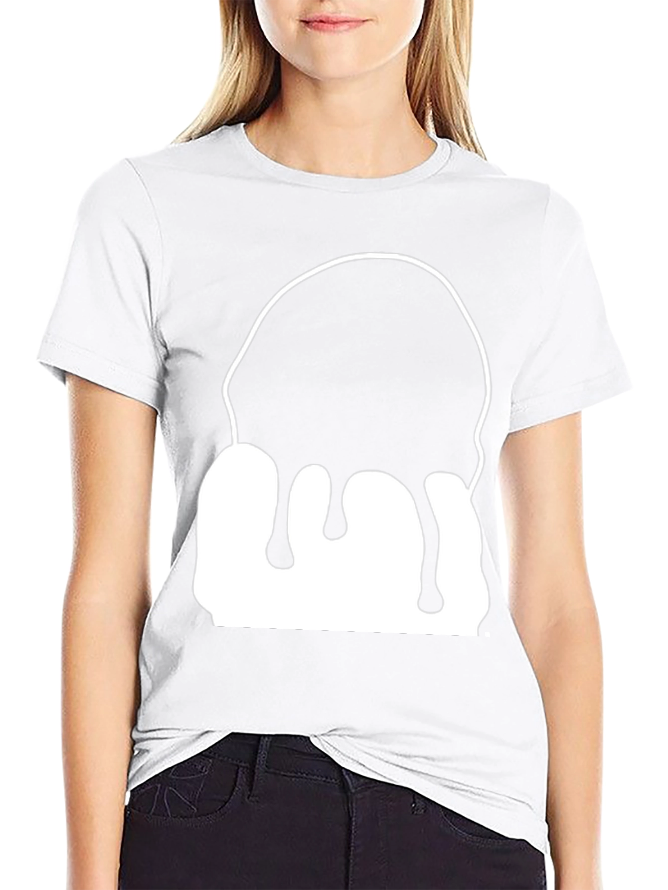 Abstract Drip Graphic T-Shirt - Modern Art Tee