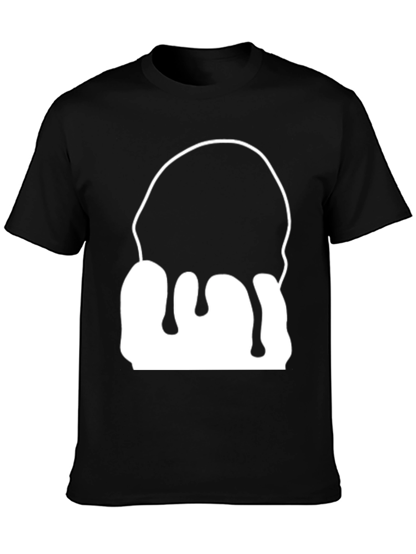 Abstract Drip Graphic T-Shirt - Modern Art Tee