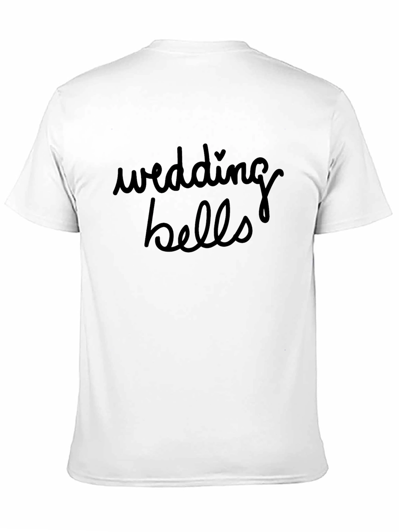 Wedding Bells Graphic Tee - Black Cotton T-Shirt