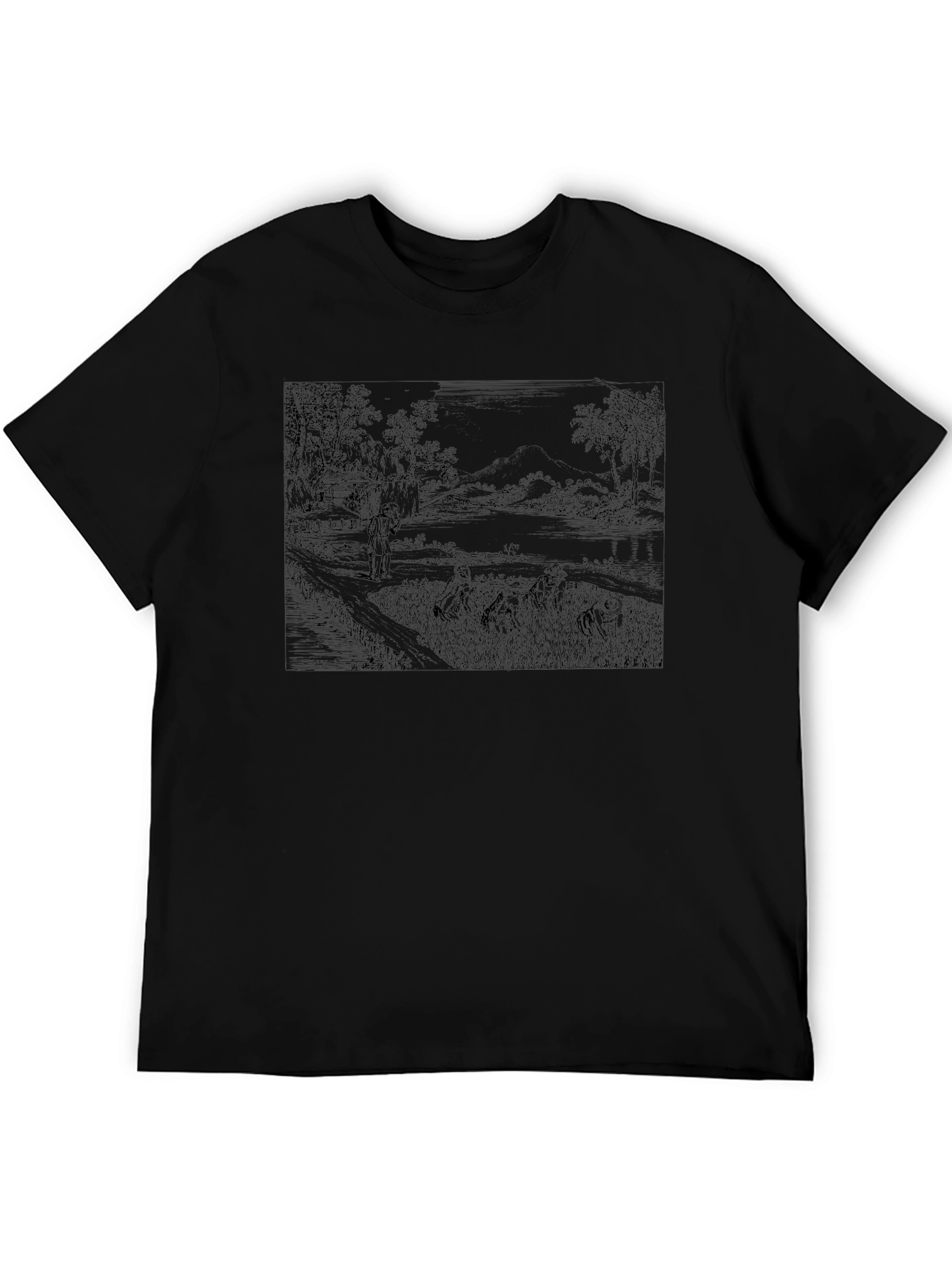Artistic Black T-Shirt