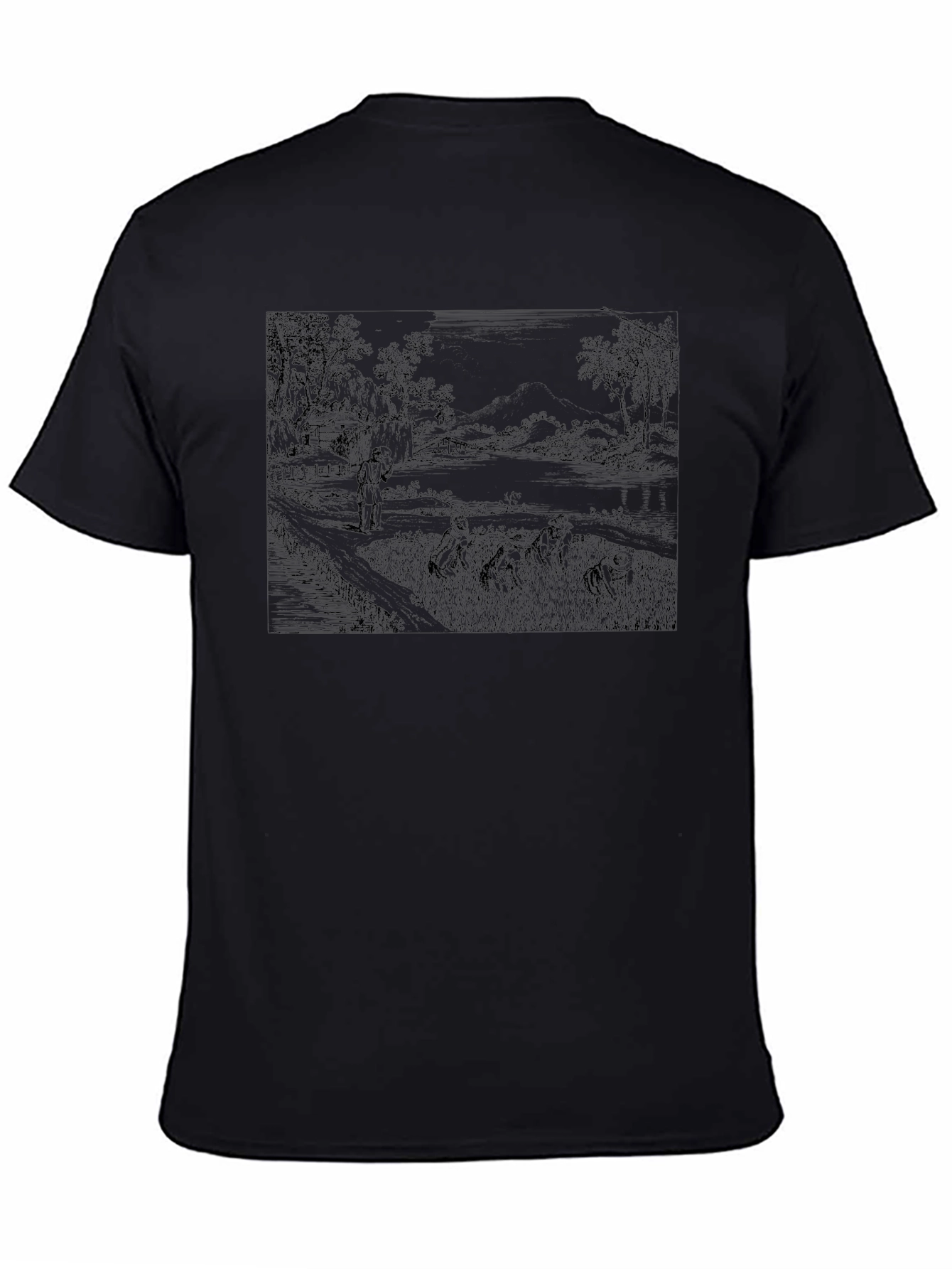 Artistic Black T-Shirt