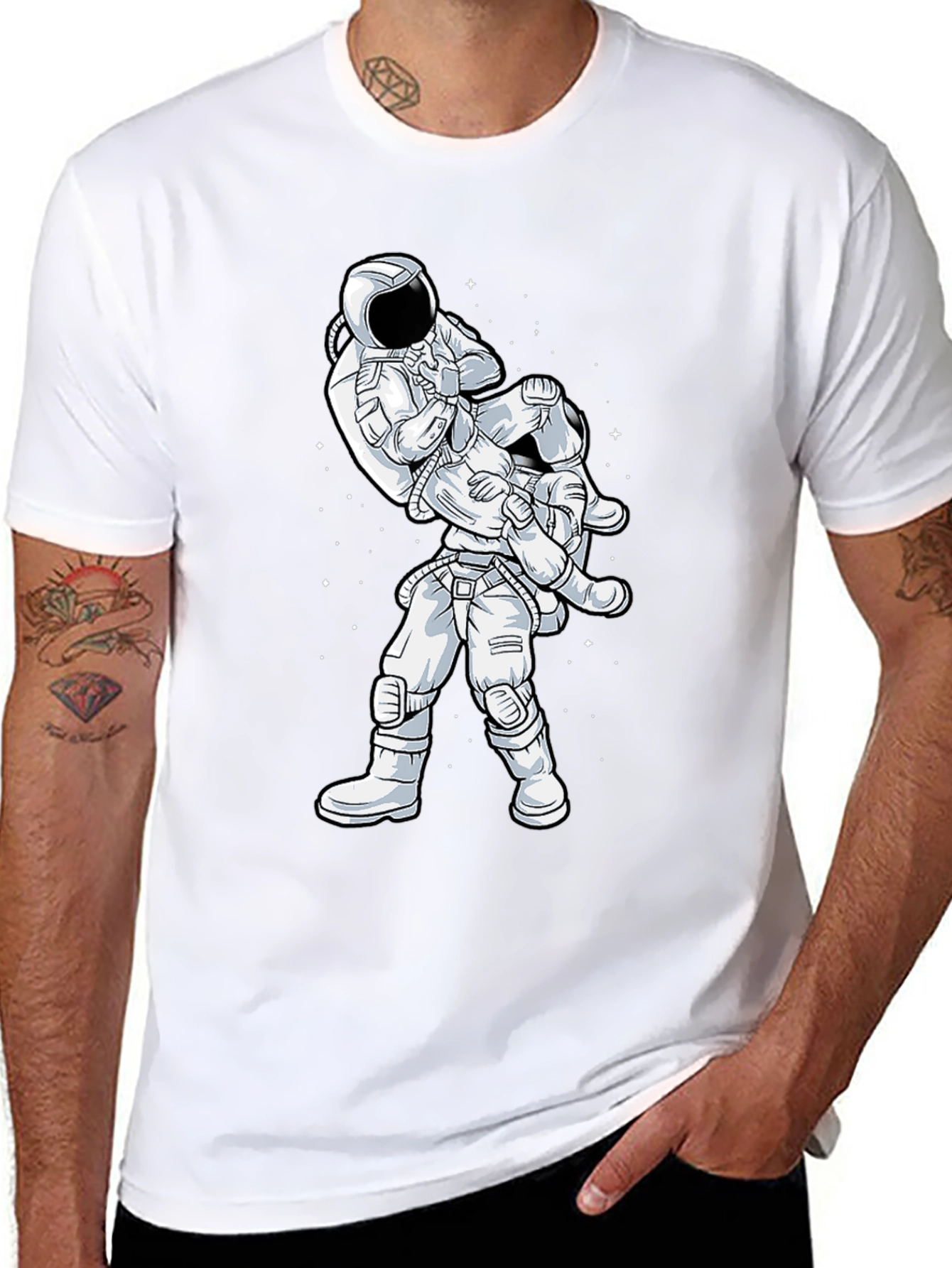 Astronaut T-Shirt - Space Fight Tee