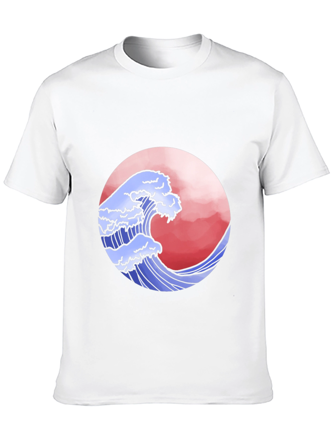 Wave Graphic Black T-Shirt