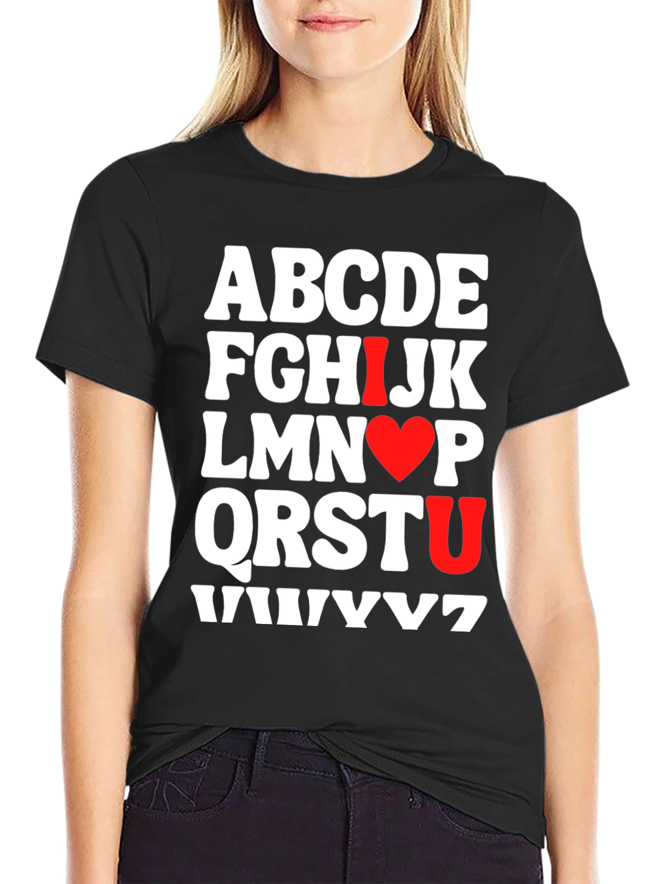 Alphabet Heart T-Shirt