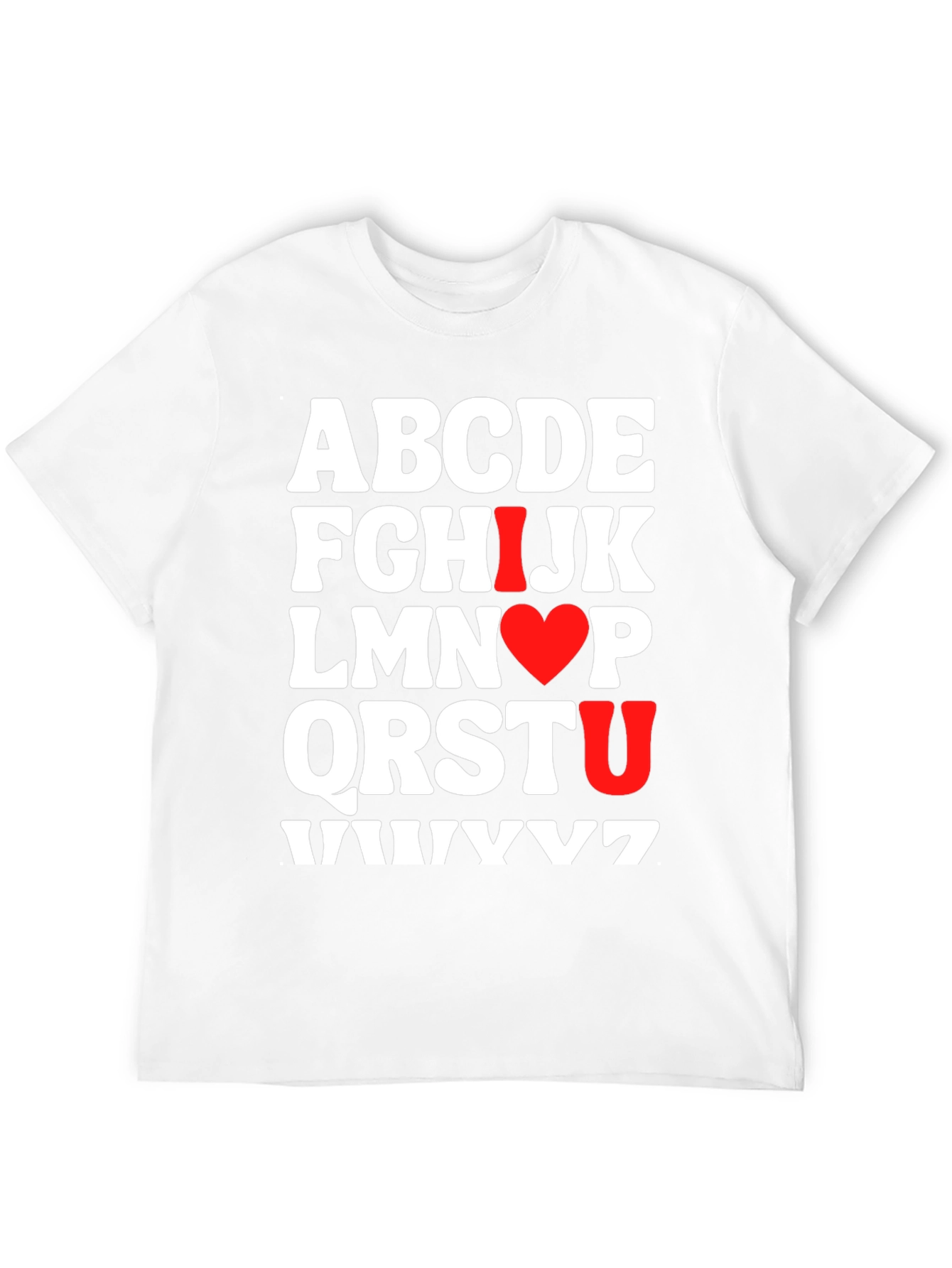 Alphabet Heart T-Shirt