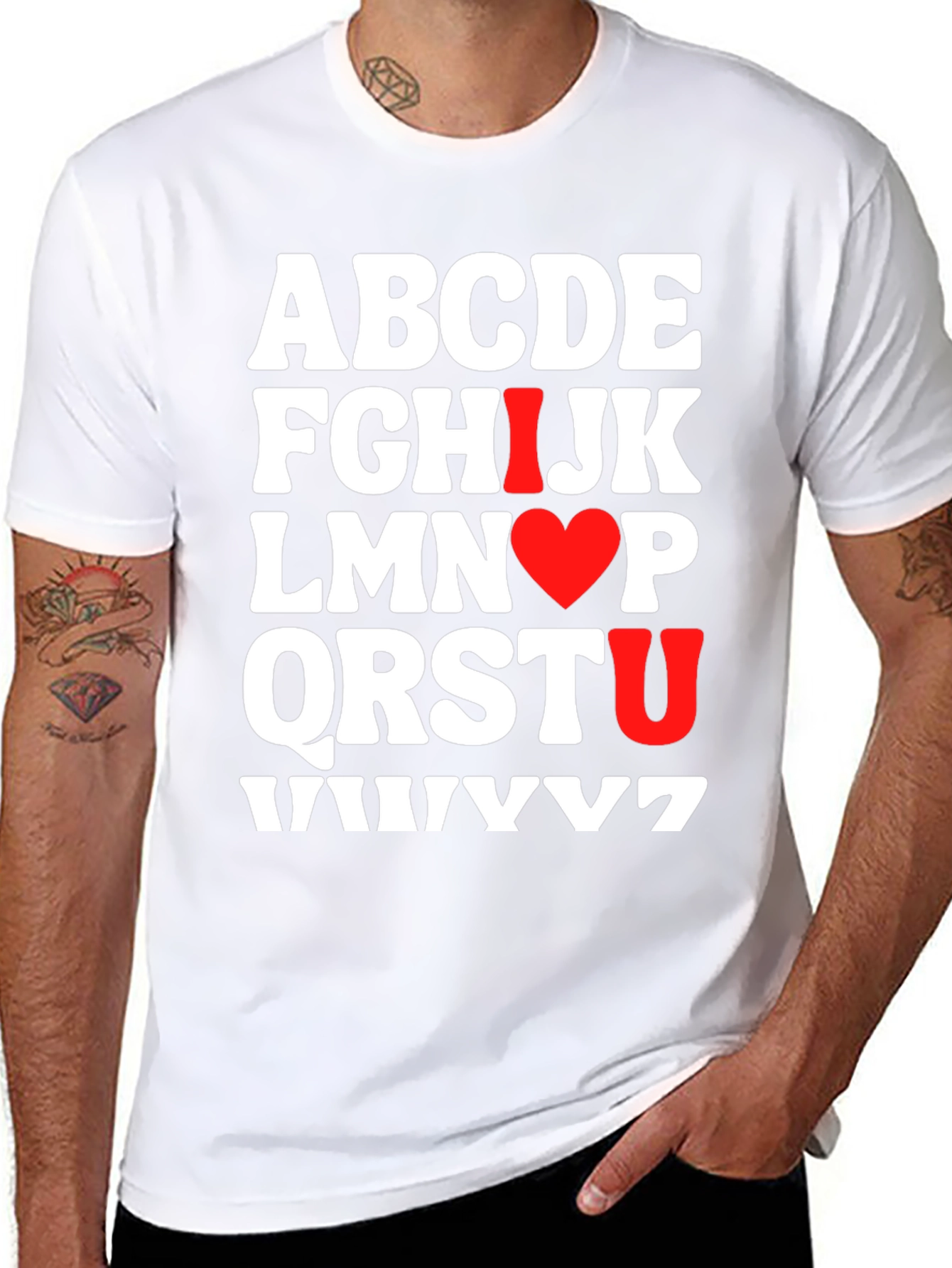 Alphabet Heart T-Shirt