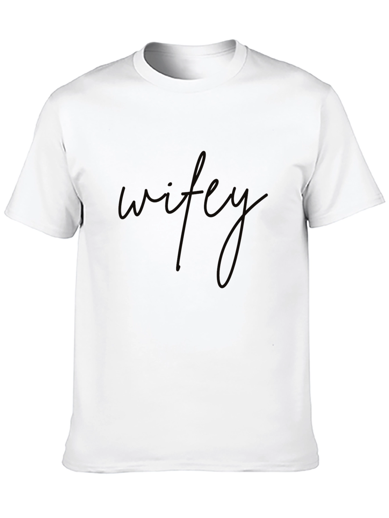 Wifey Black Graphic Tee