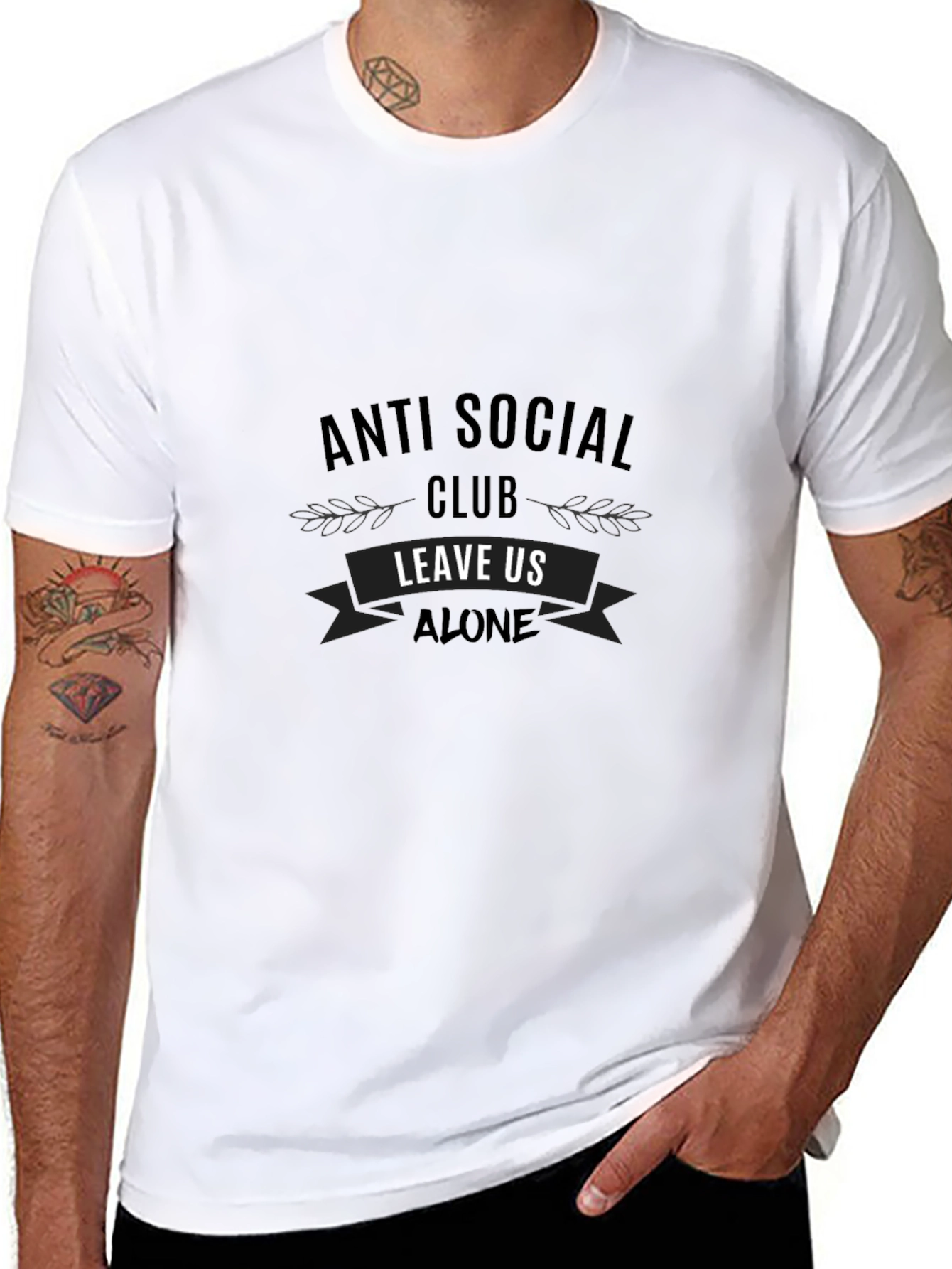 Anti Social Club Black Tee