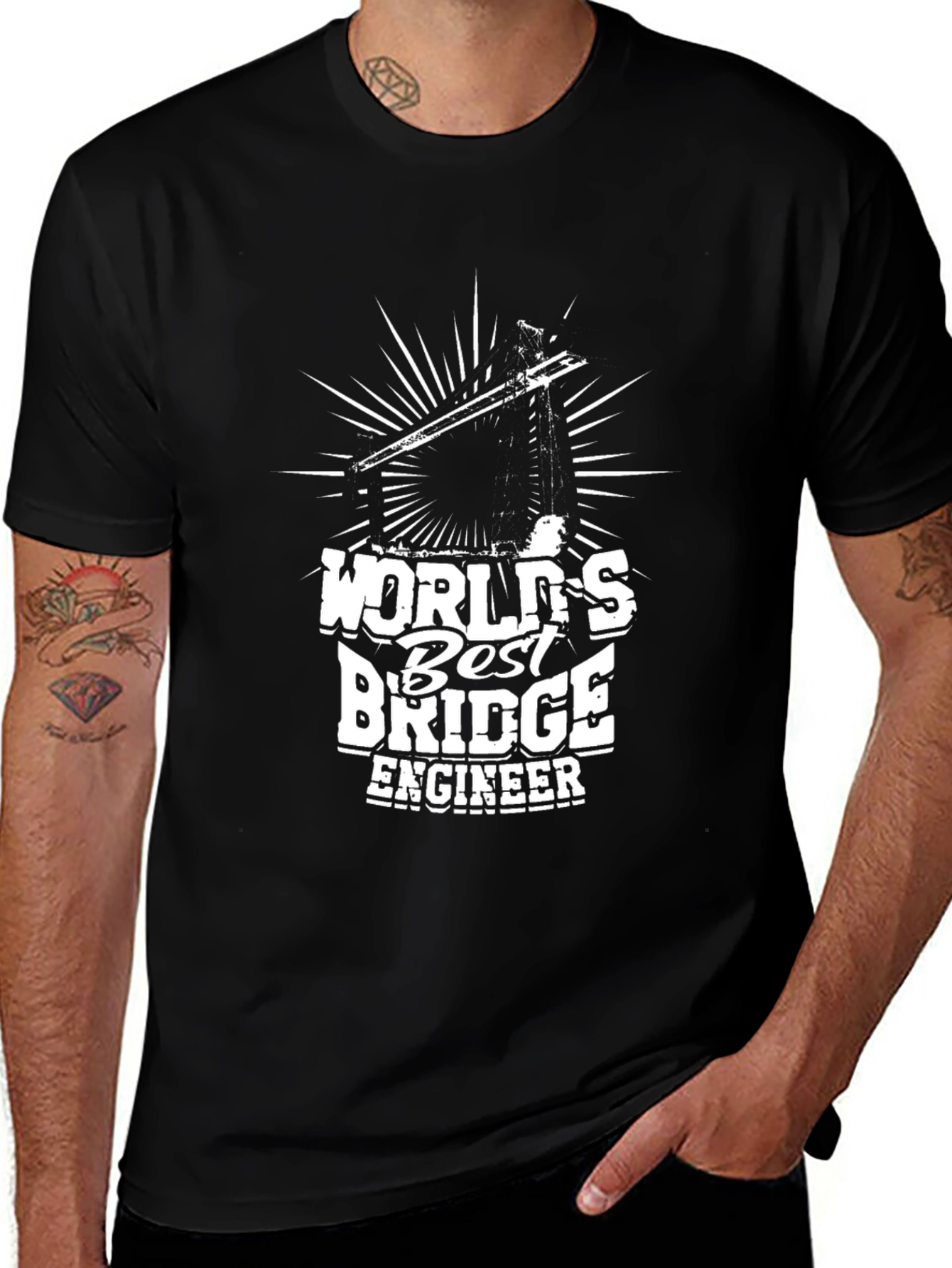 Worlds Best Bridge Engineer T-Shirt