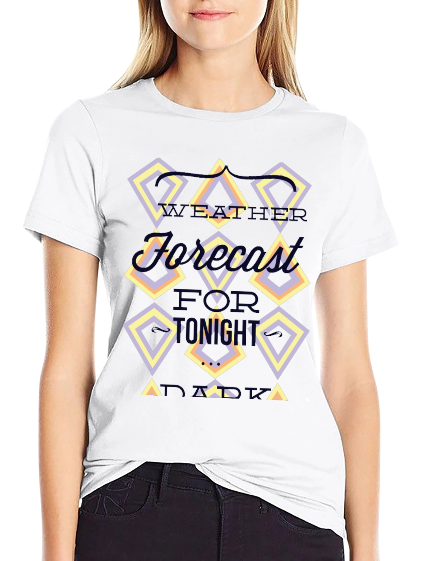 Weather Forecast T-Shirt - Black Graphic Tee