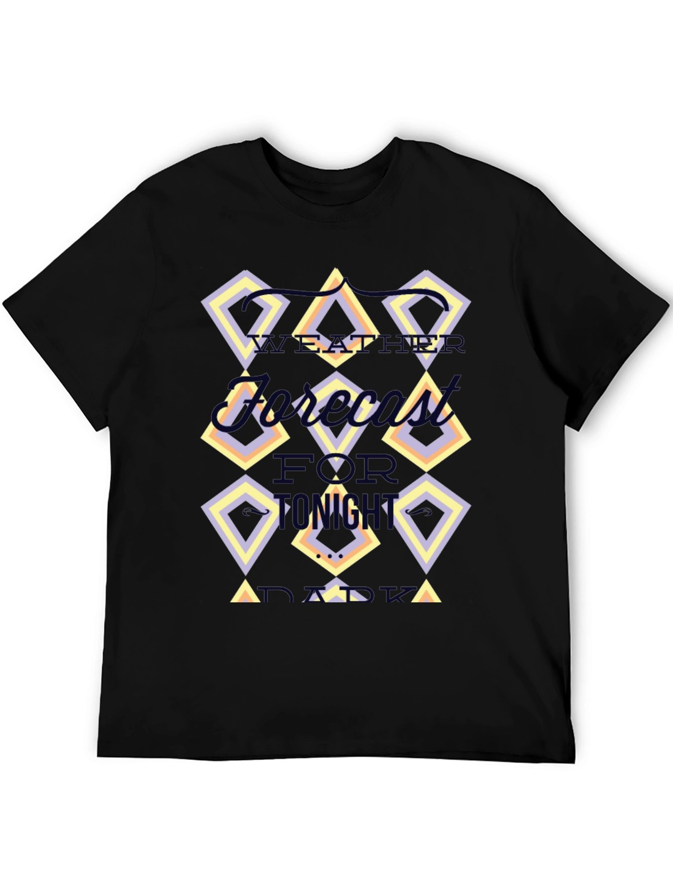 Weather Forecast T-Shirt - Black Graphic Tee