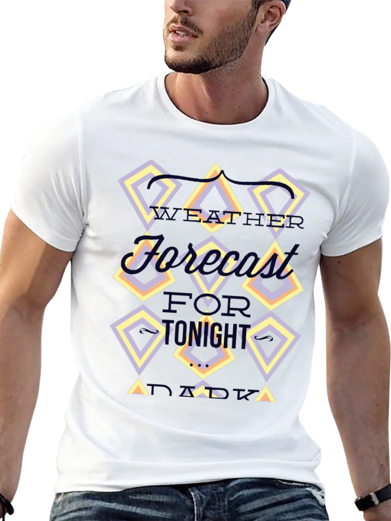 Weather Forecast T-Shirt - Black Graphic Tee