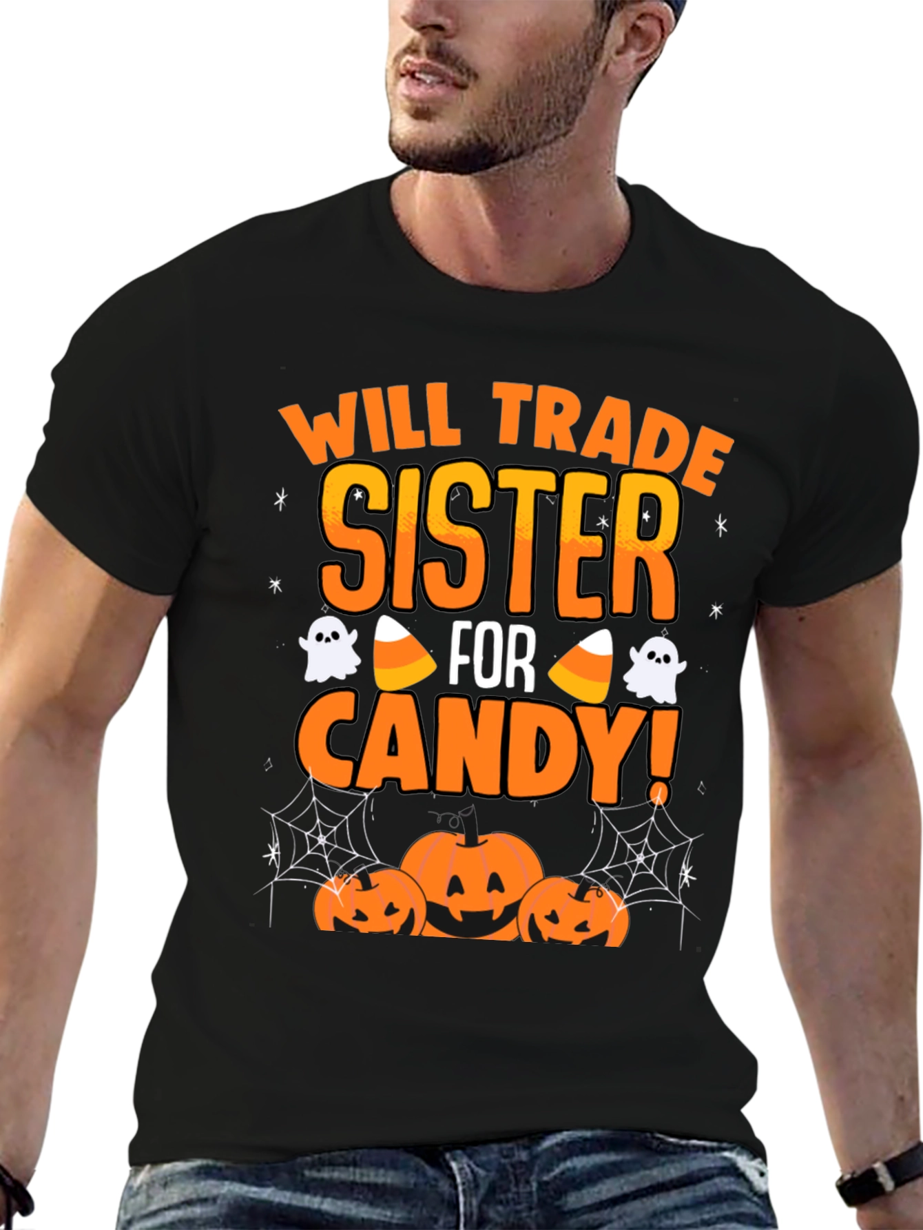 Will Trade Sister for Candy Halloween T-Shirt