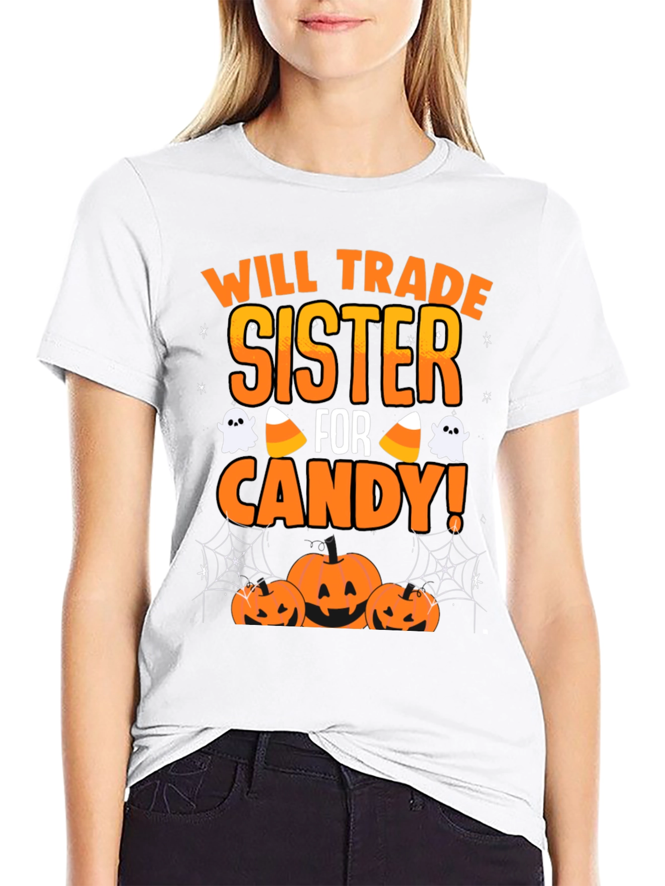 Will Trade Sister for Candy Halloween T-Shirt