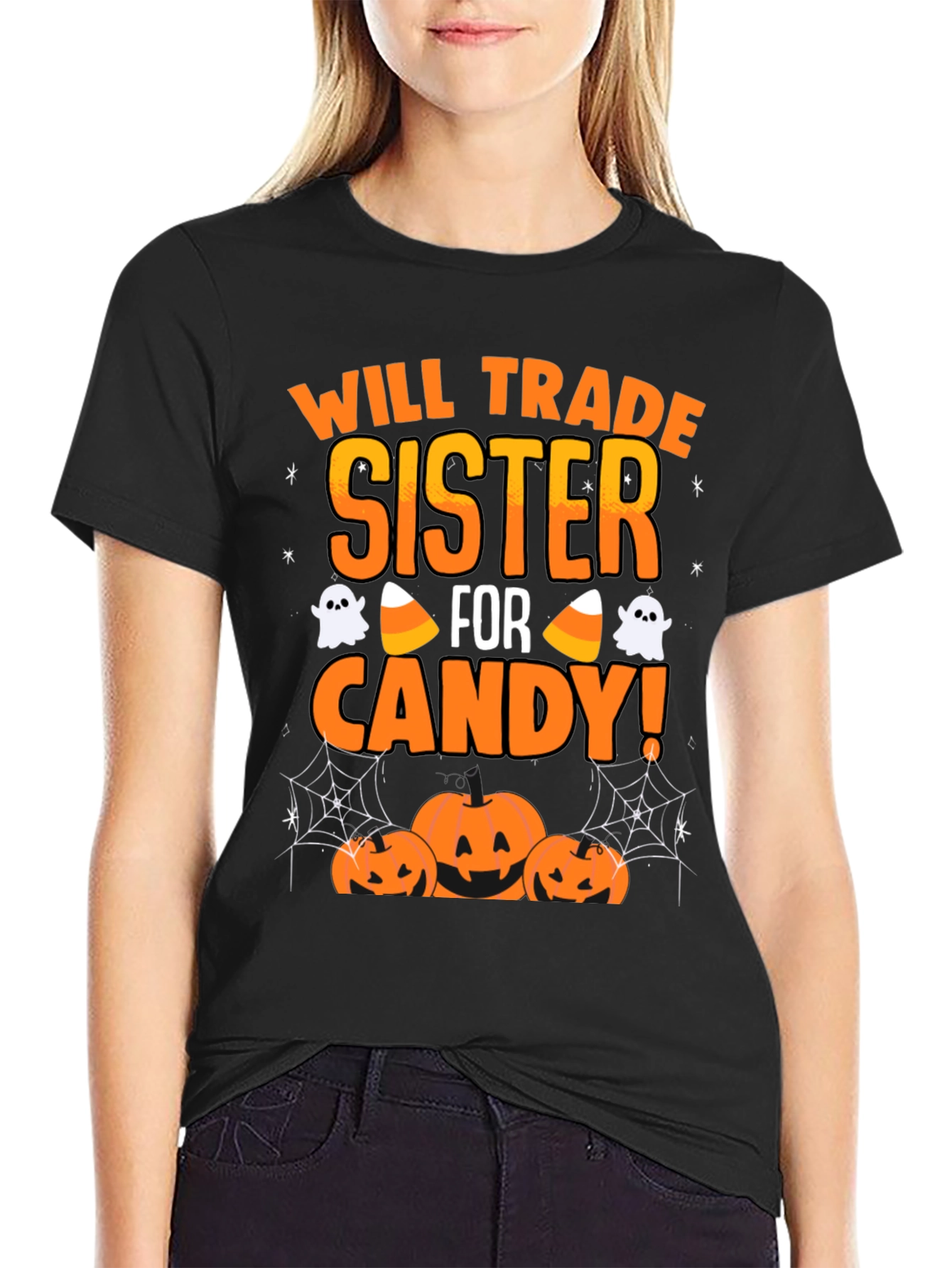 Will Trade Sister for Candy Halloween T-Shirt