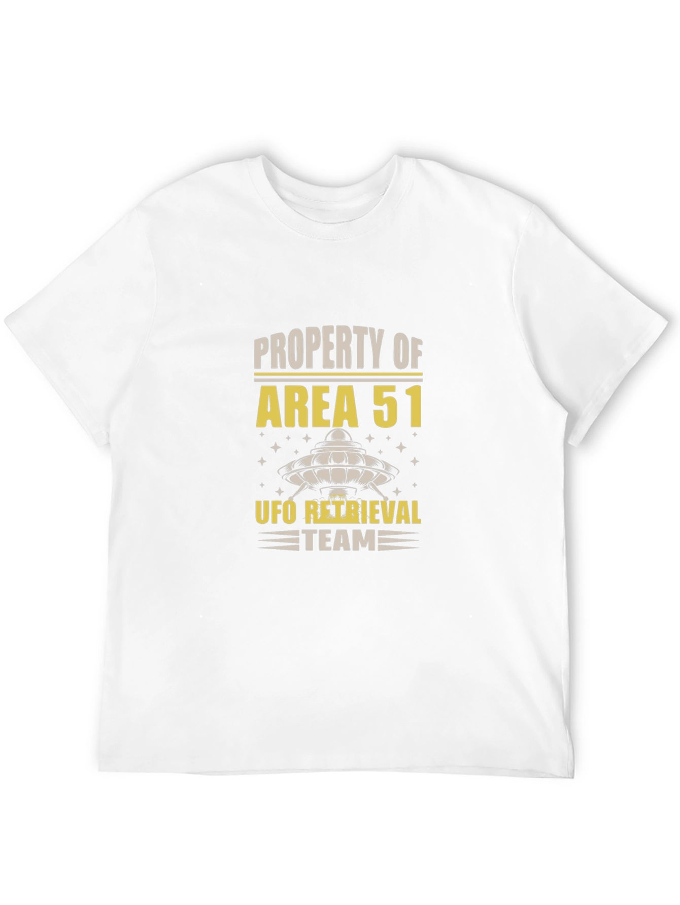 Area 51 UFO Retrieval Team Black T-Shirt
