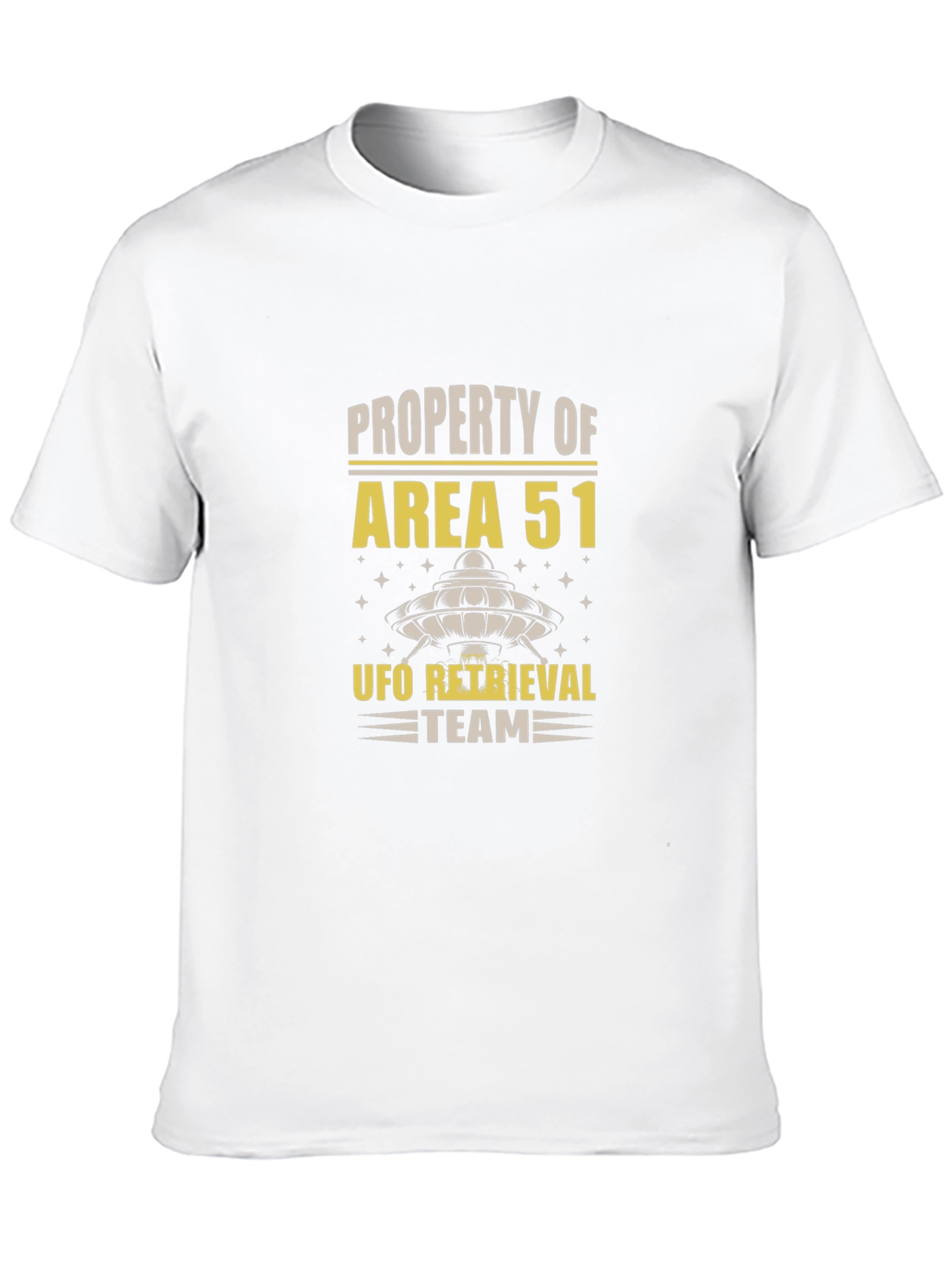 Area 51 UFO Retrieval Team Black T-Shirt