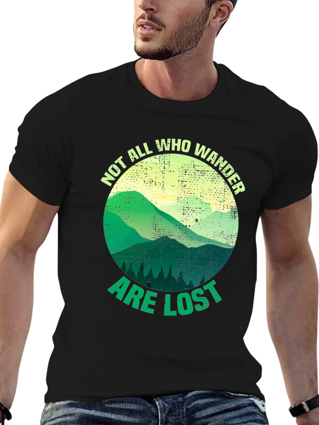Wanderlust T-Shirt - Not All Who Wander Are Lost