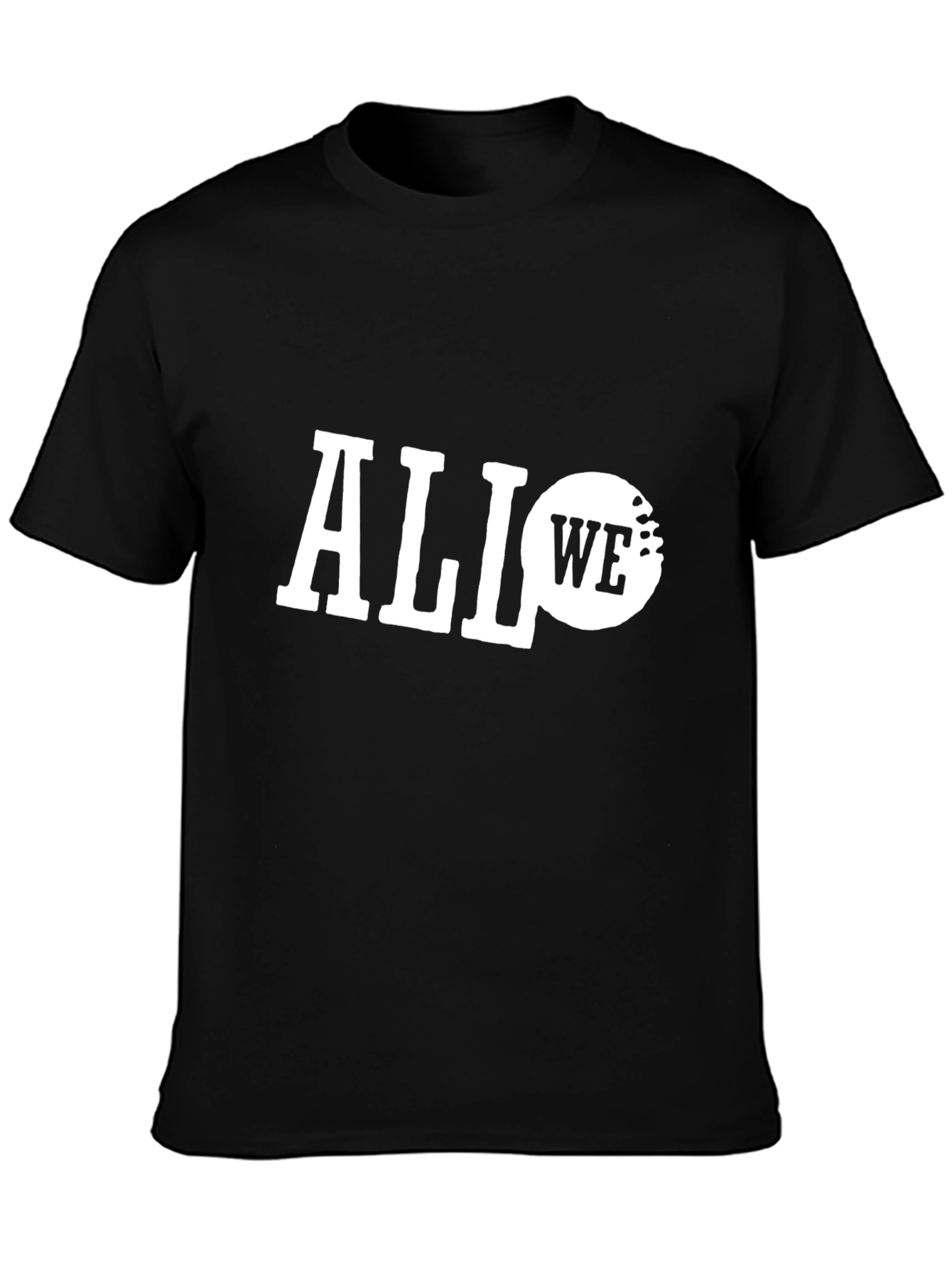 All We Do Is Golf Black Graphic Tee