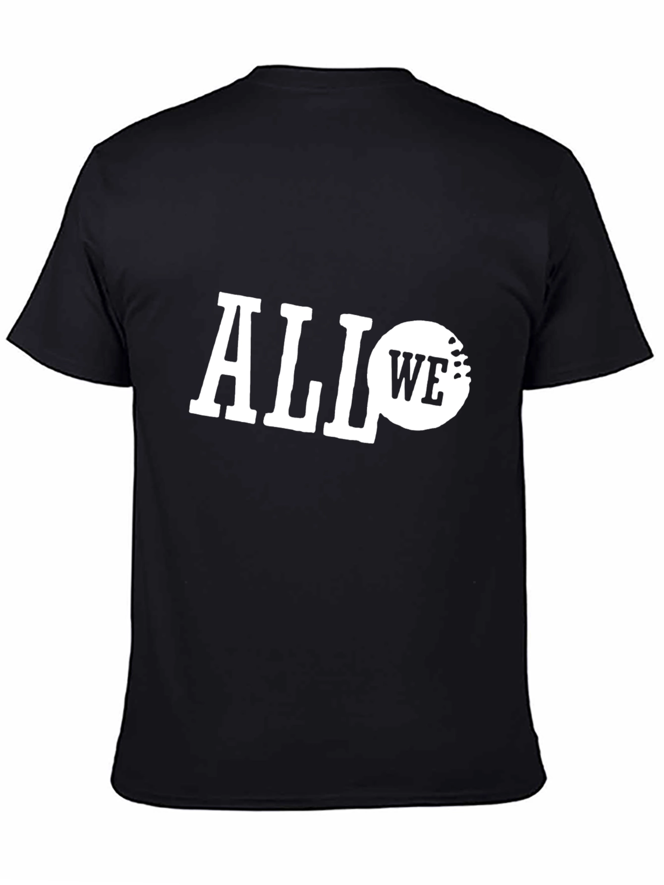 All We Do Is Golf Black Graphic Tee