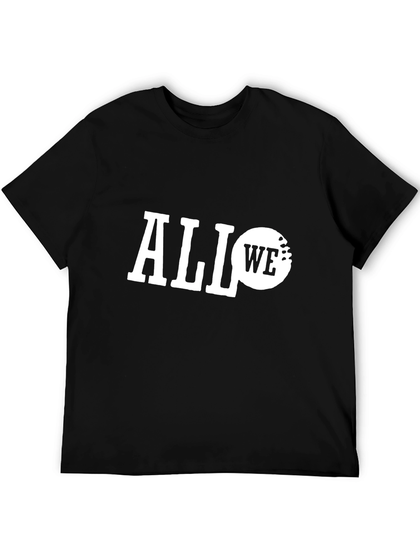 All We Do Is Golf Black Graphic Tee