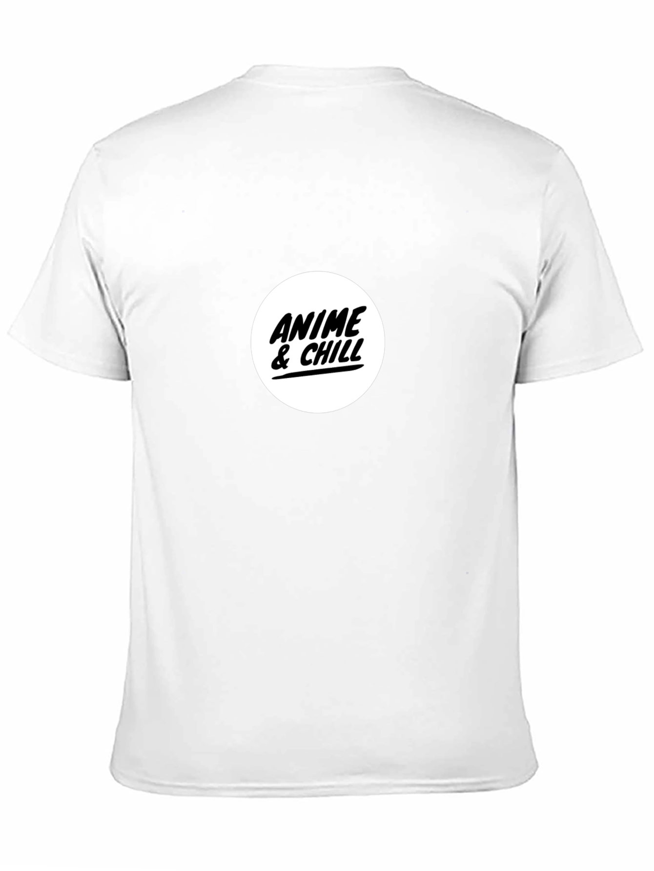 Anime & Chill Black T-Shirt