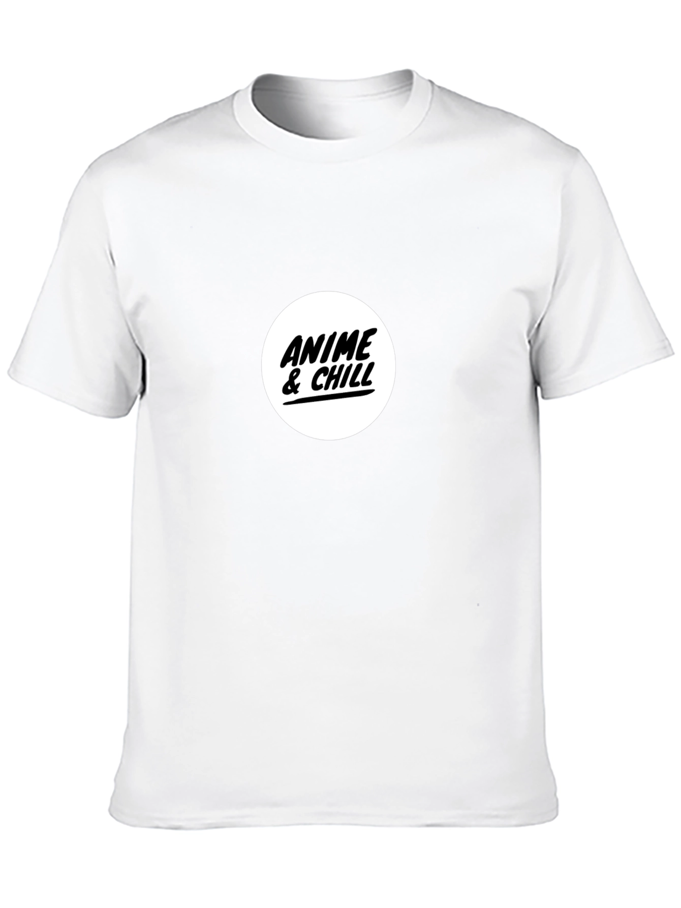 Anime & Chill Black T-Shirt