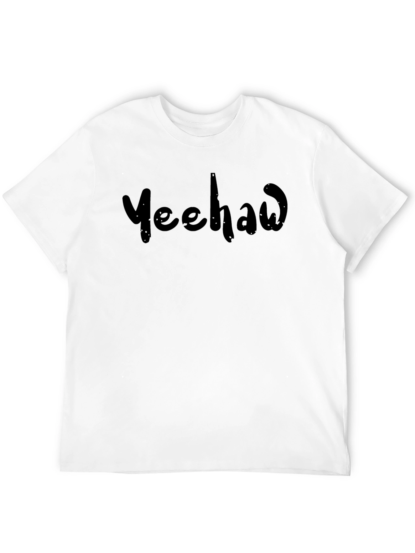 Yeehaw Graphic T-Shirt - Casual Short Sleeve Tee
