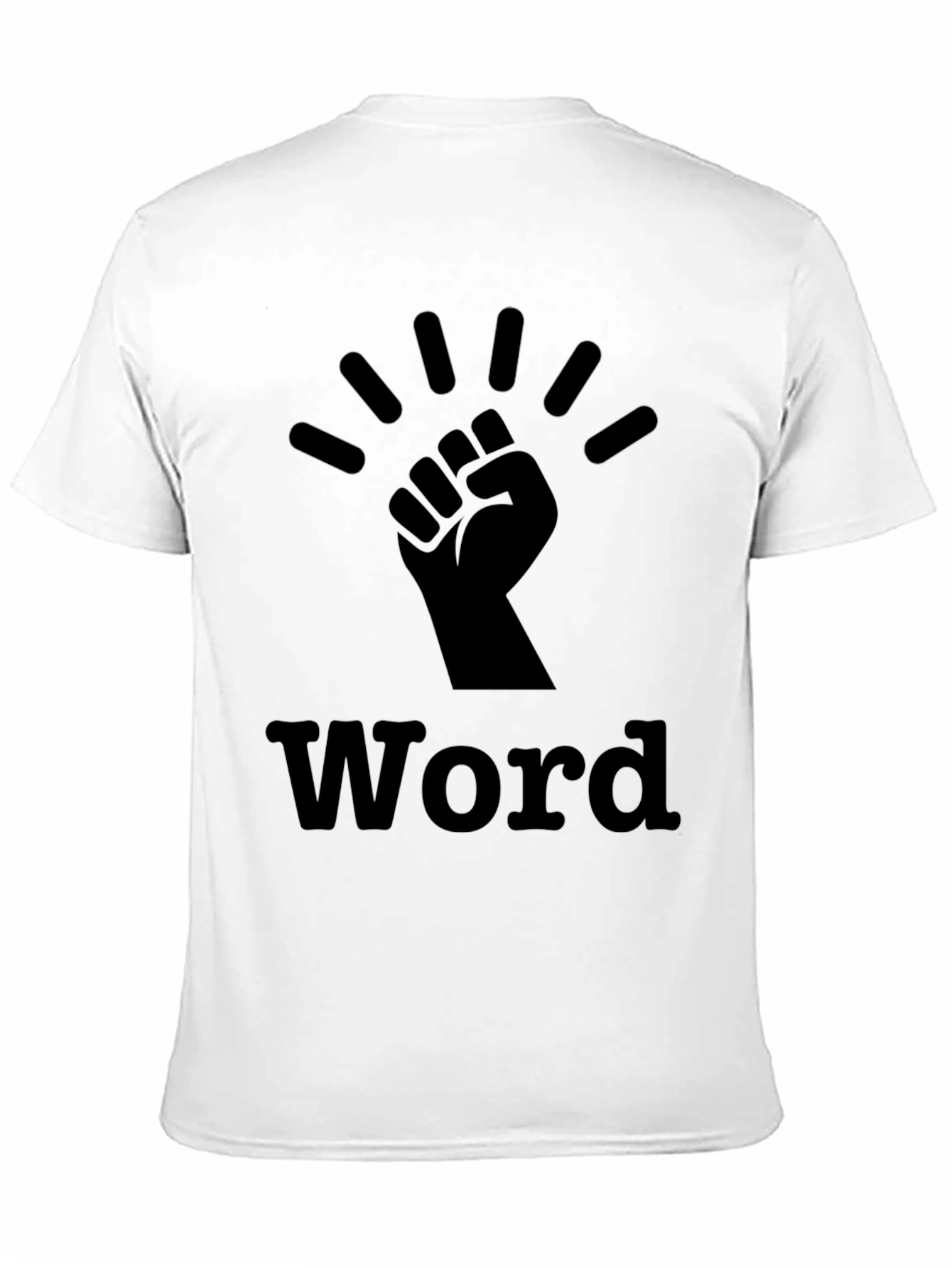 Word Black T-Shirt