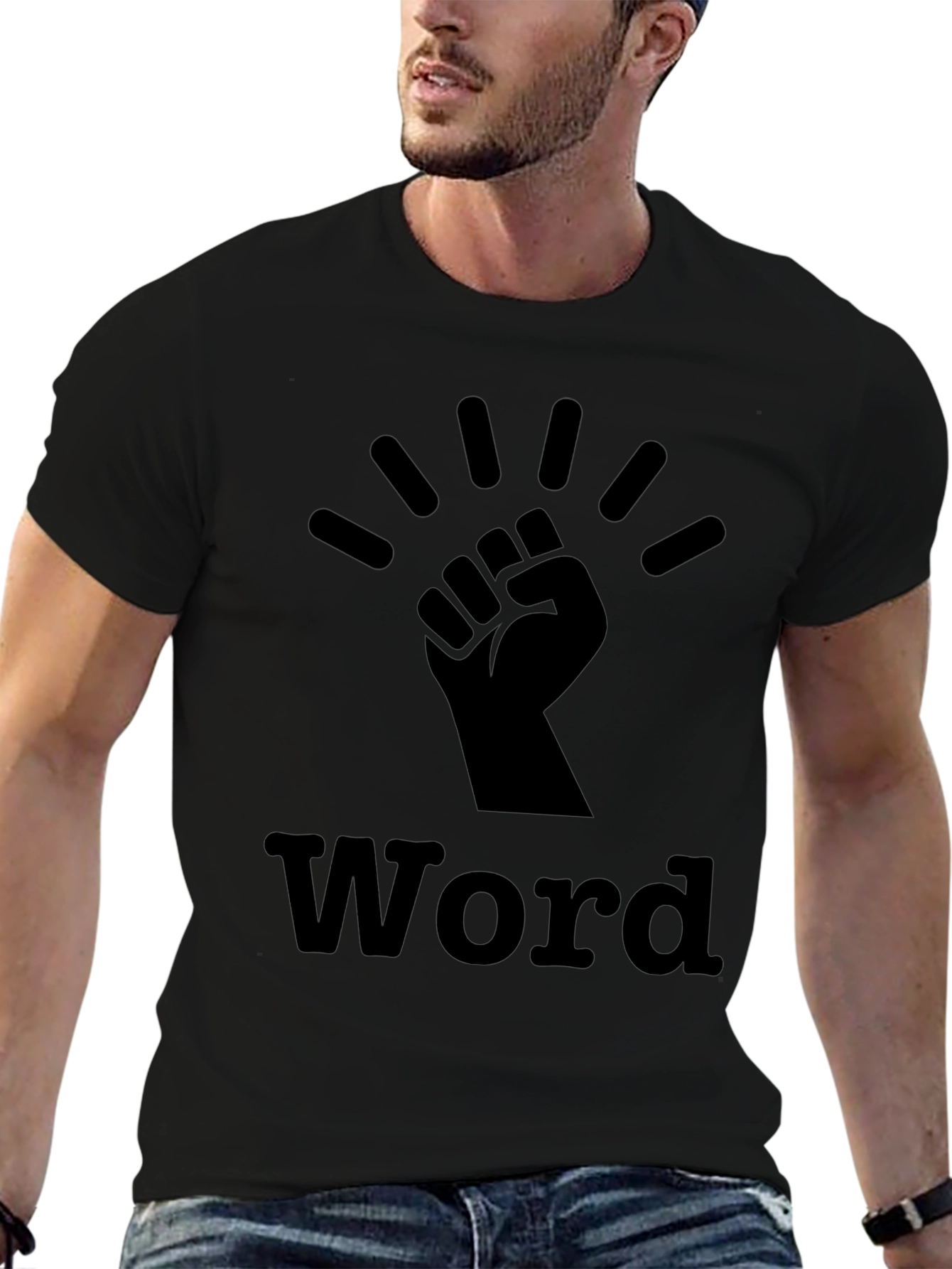 Word Black T-Shirt
