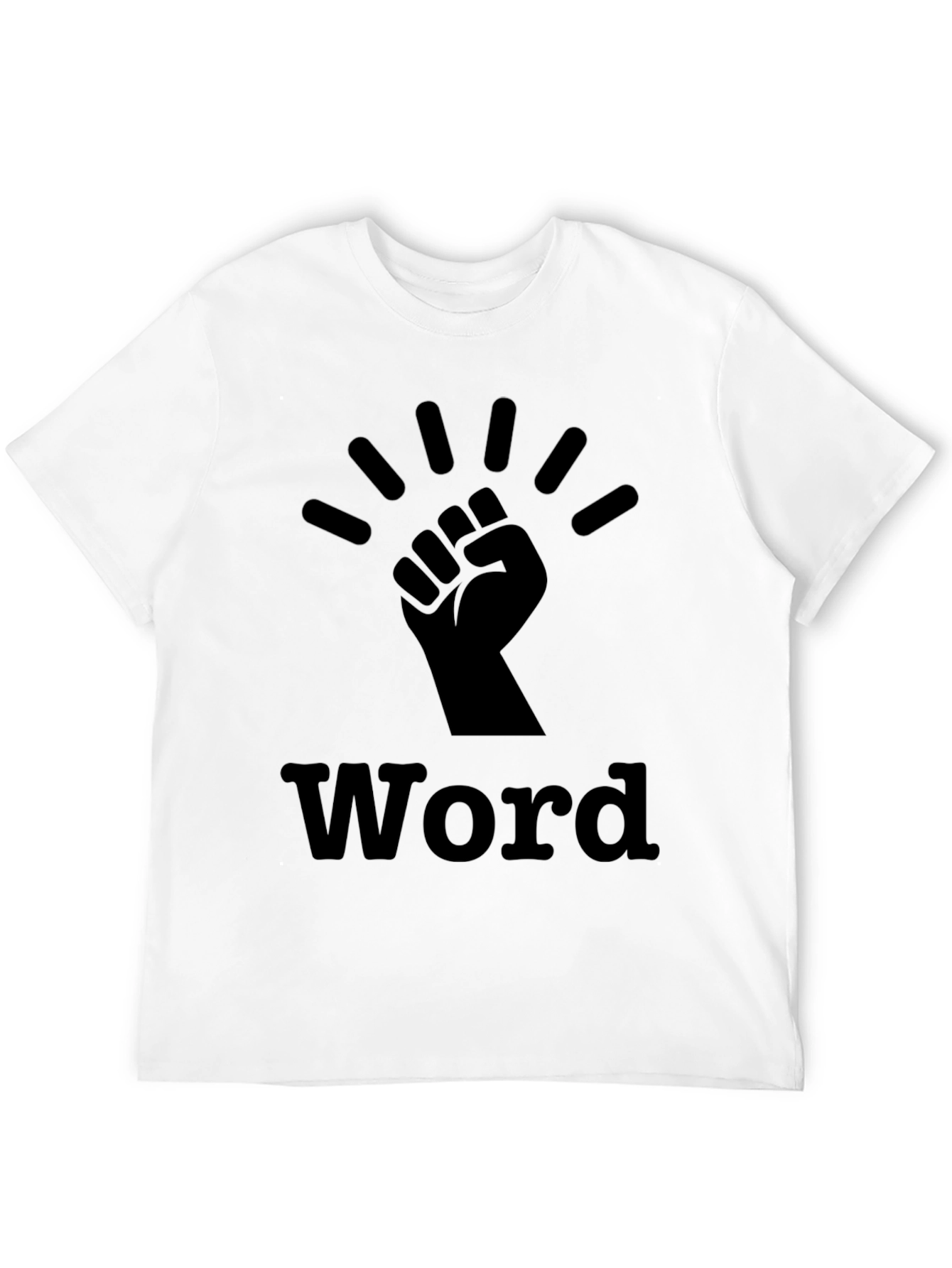 Word Black T-Shirt