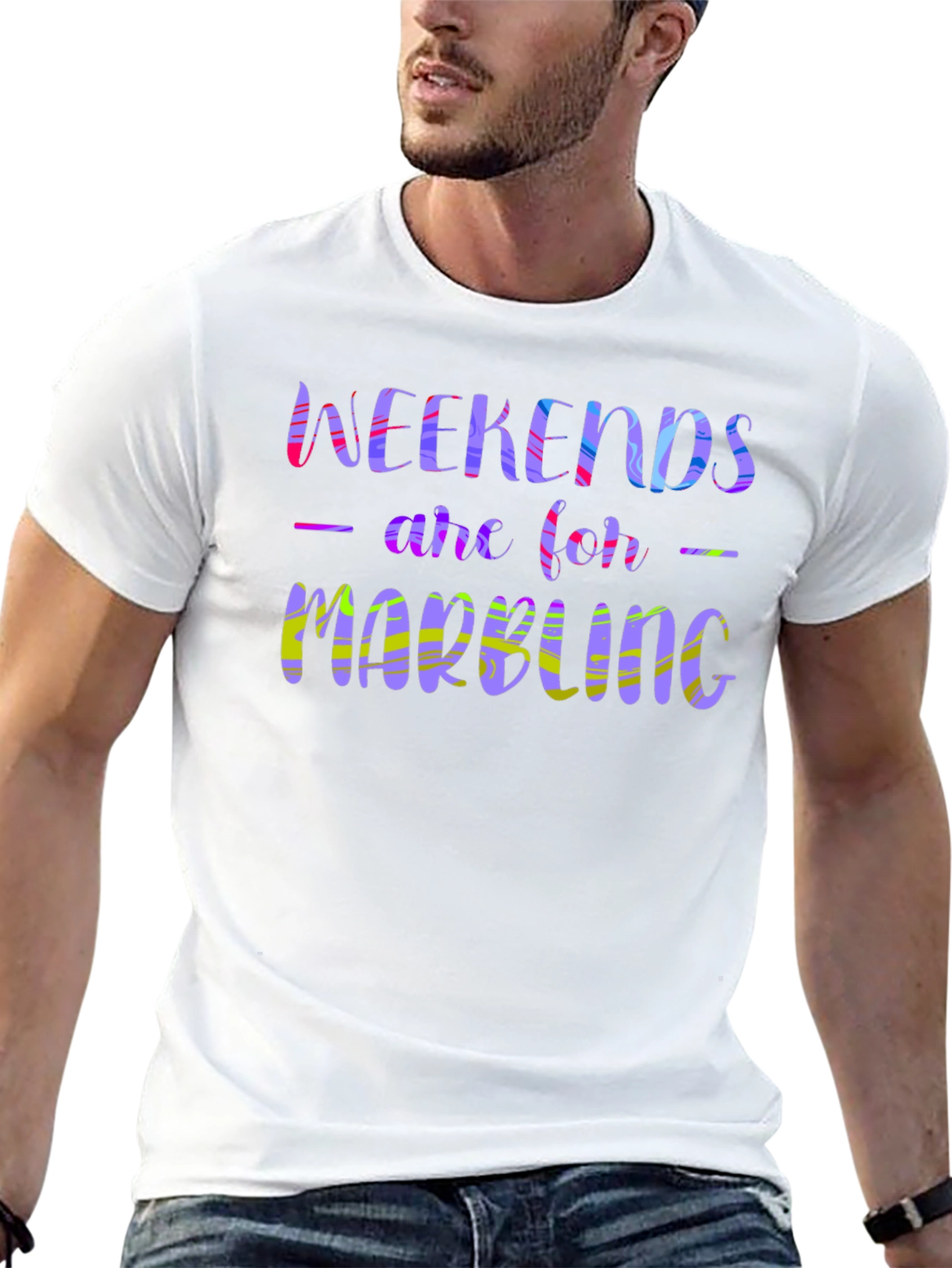 Weekends are for Marbling T-Shirt
