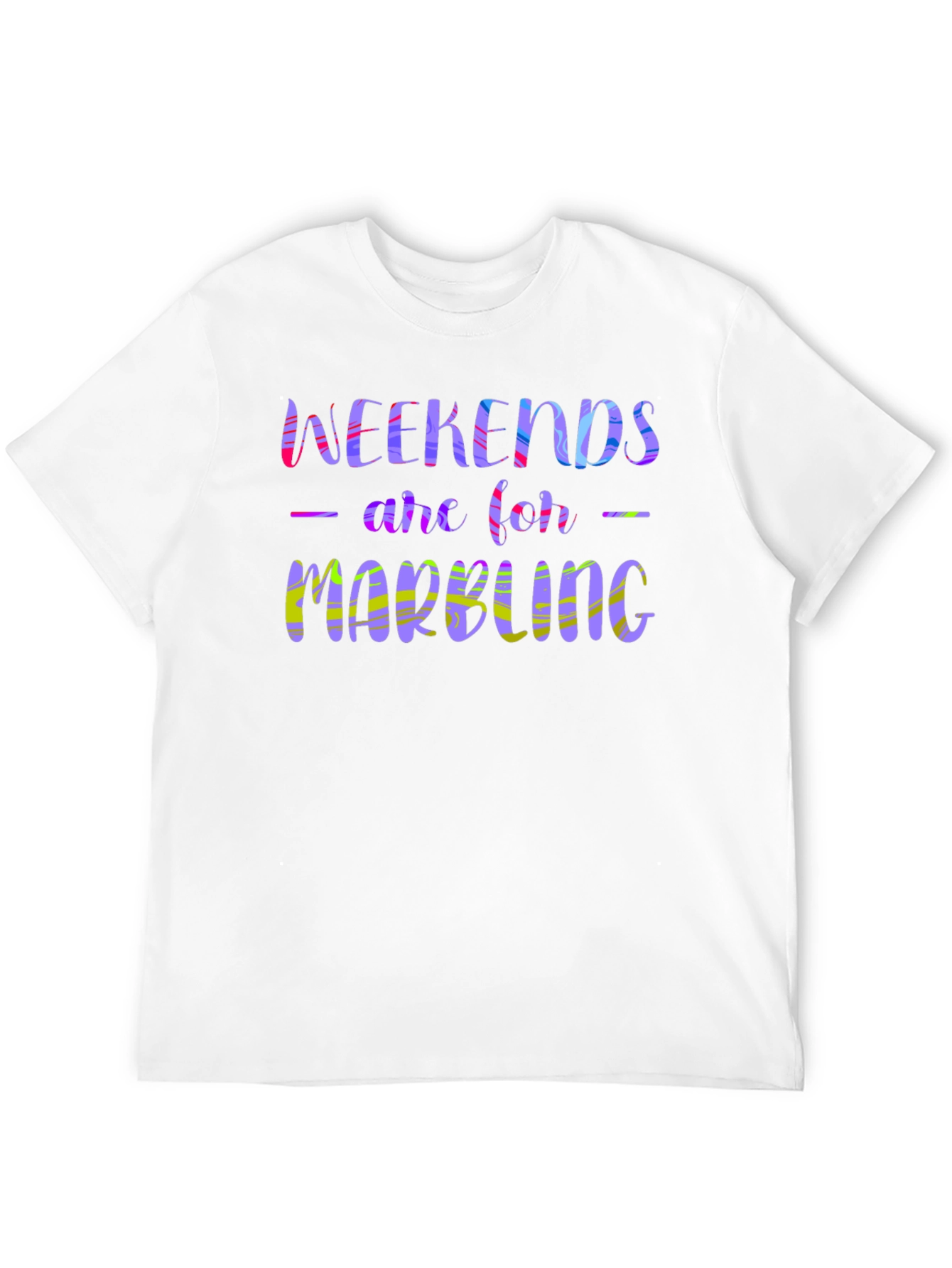 Weekends are for Marbling T-Shirt