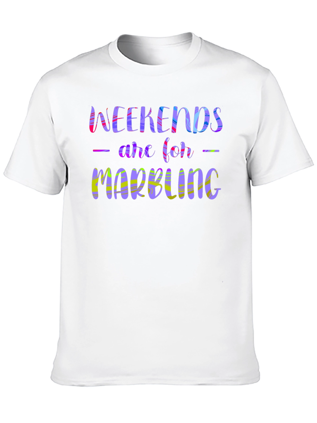 Weekends are for Marbling T-Shirt